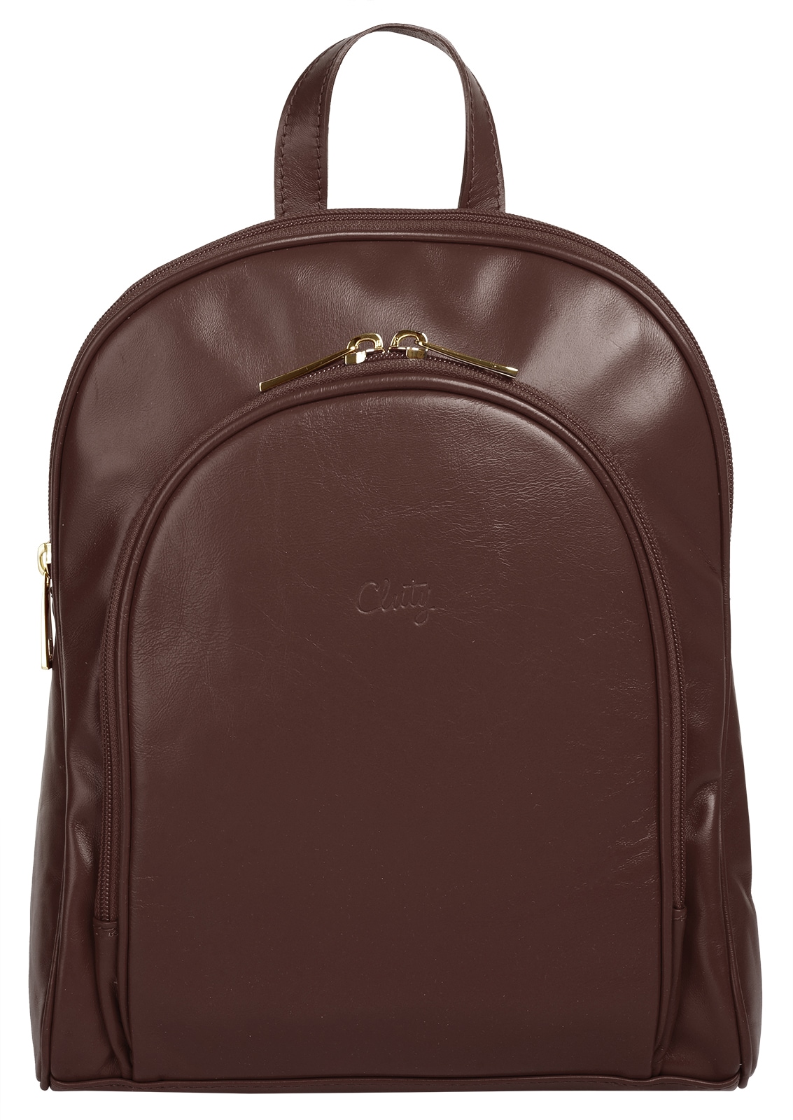 Cluty Cityrucksack, echt Leder, Made in Italy von cluty