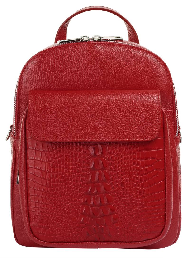 Cluty Cityrucksack, echt Leder, Made in Italy von cluty