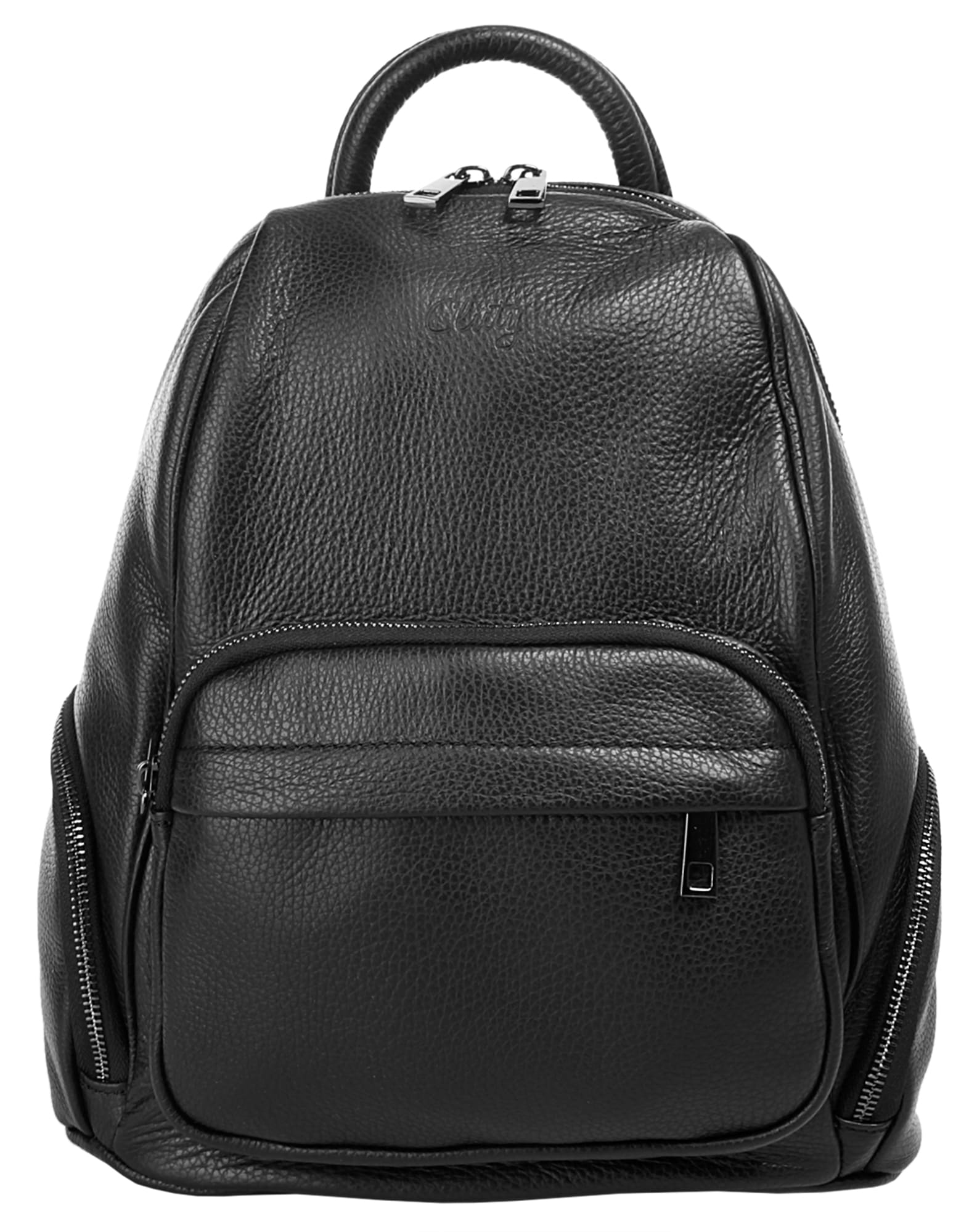 Cluty Cityrucksack, echt Leder, Made in Italy von cluty