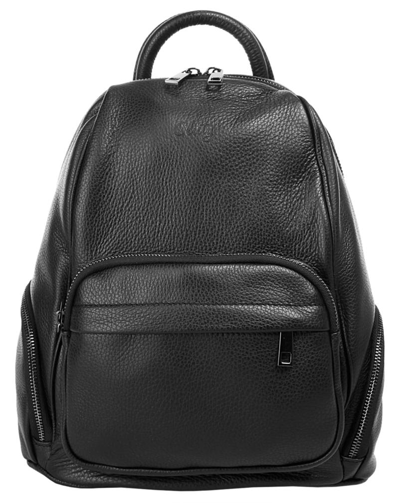 Cluty Cityrucksack, echt Leder, Made in Italy von cluty