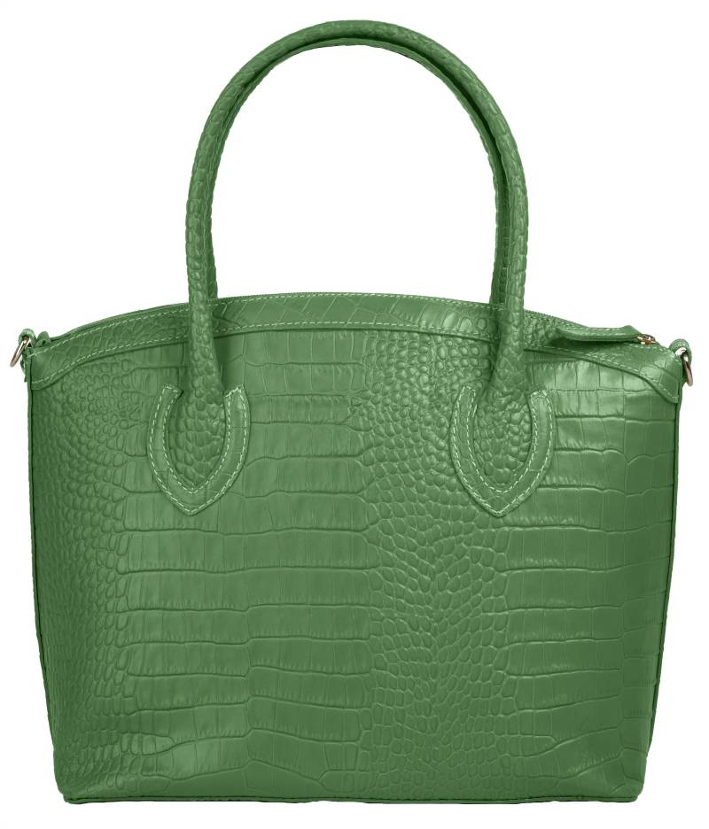 Cluty Henkeltasche, echt Leder, Made in Italy von cluty