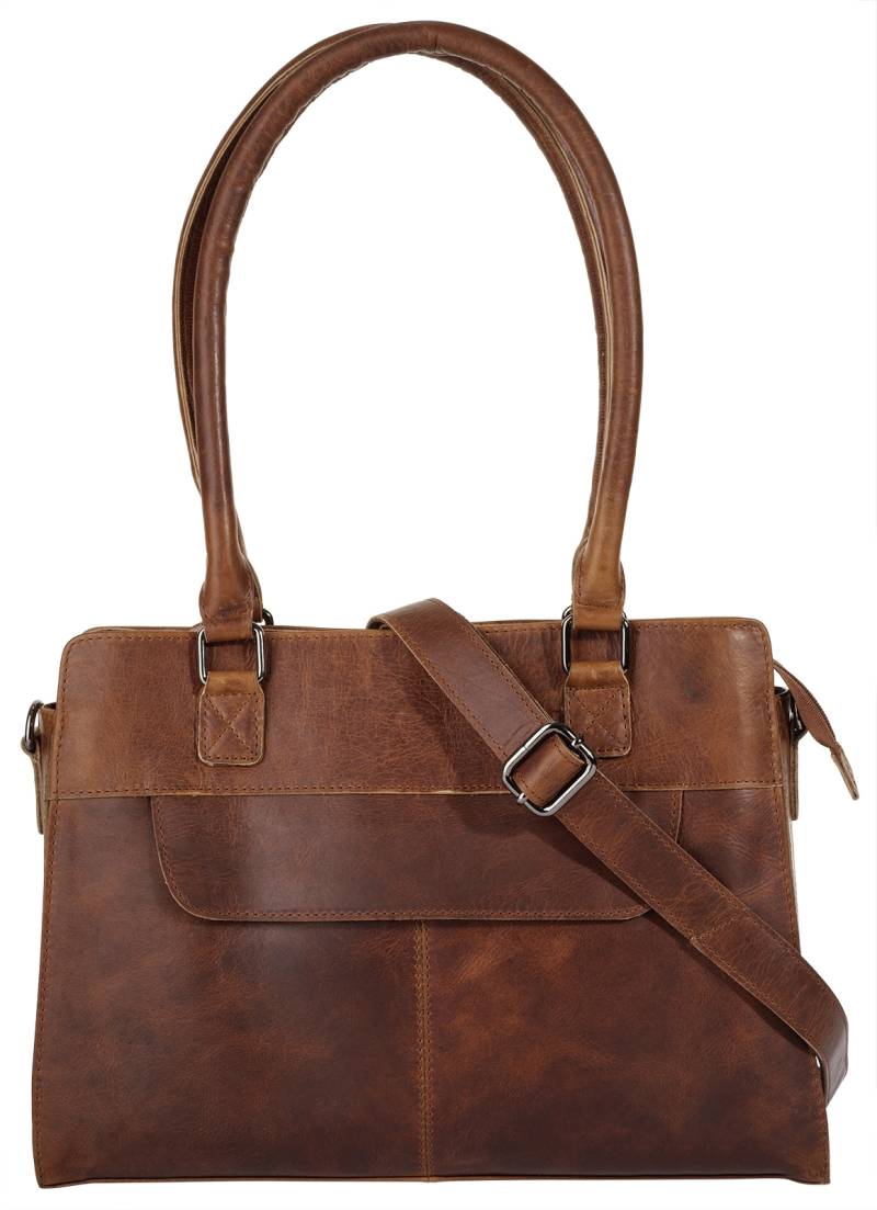 Cluty Henkeltasche, echt Leder von cluty