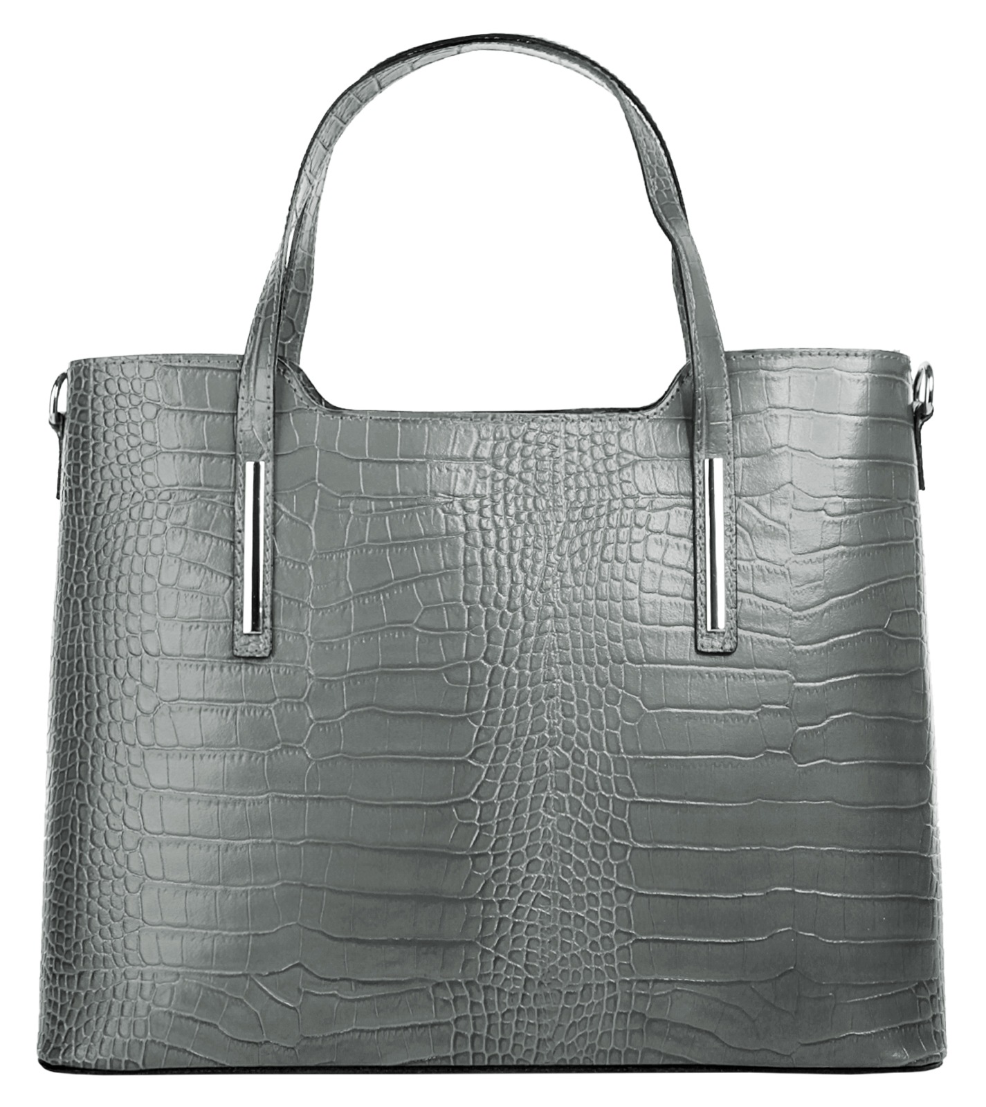 Cluty Henkeltasche, echt Leder, Made in Italy von cluty