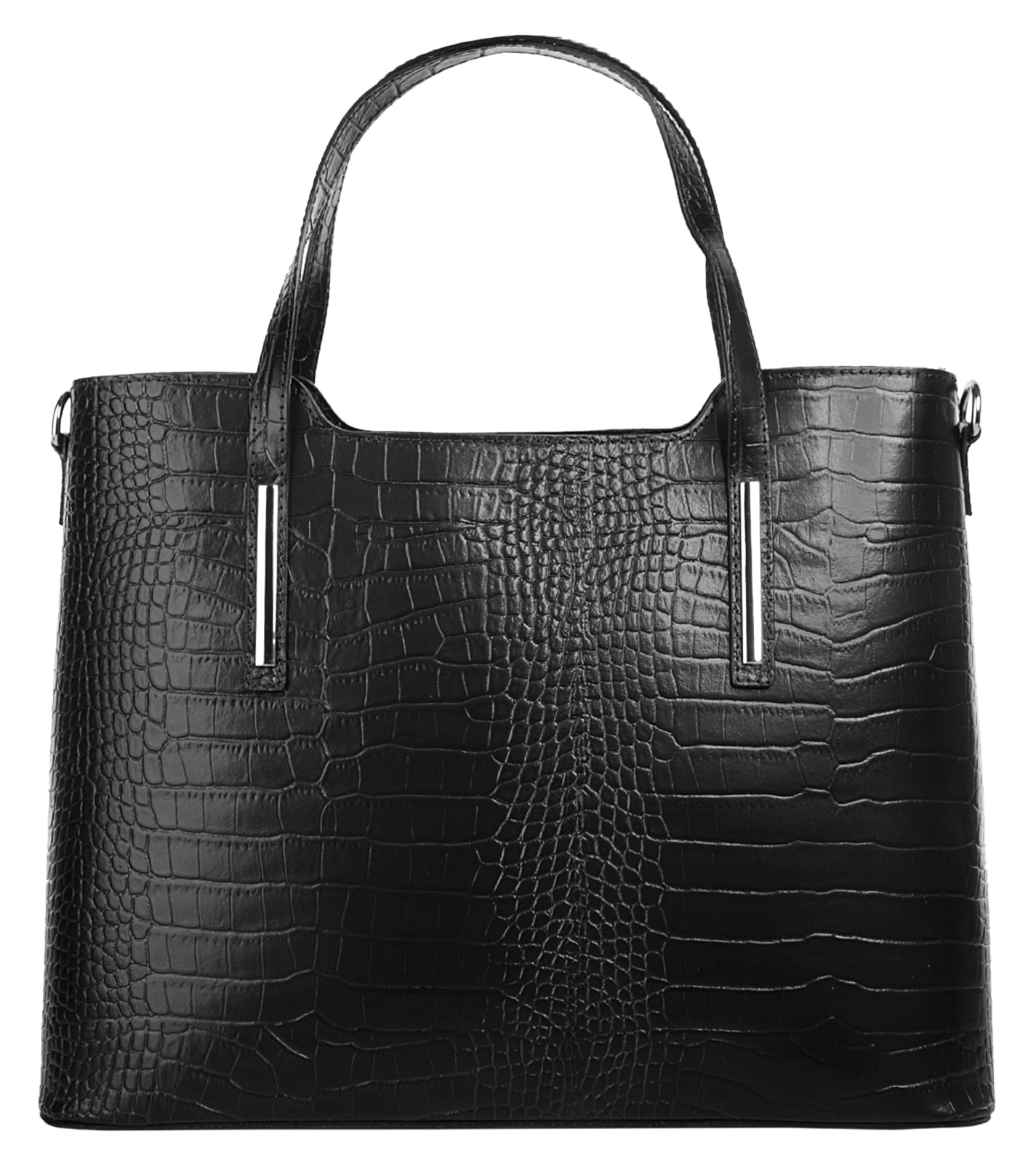 Cluty Henkeltasche, echt Leder, Made in Italy von cluty