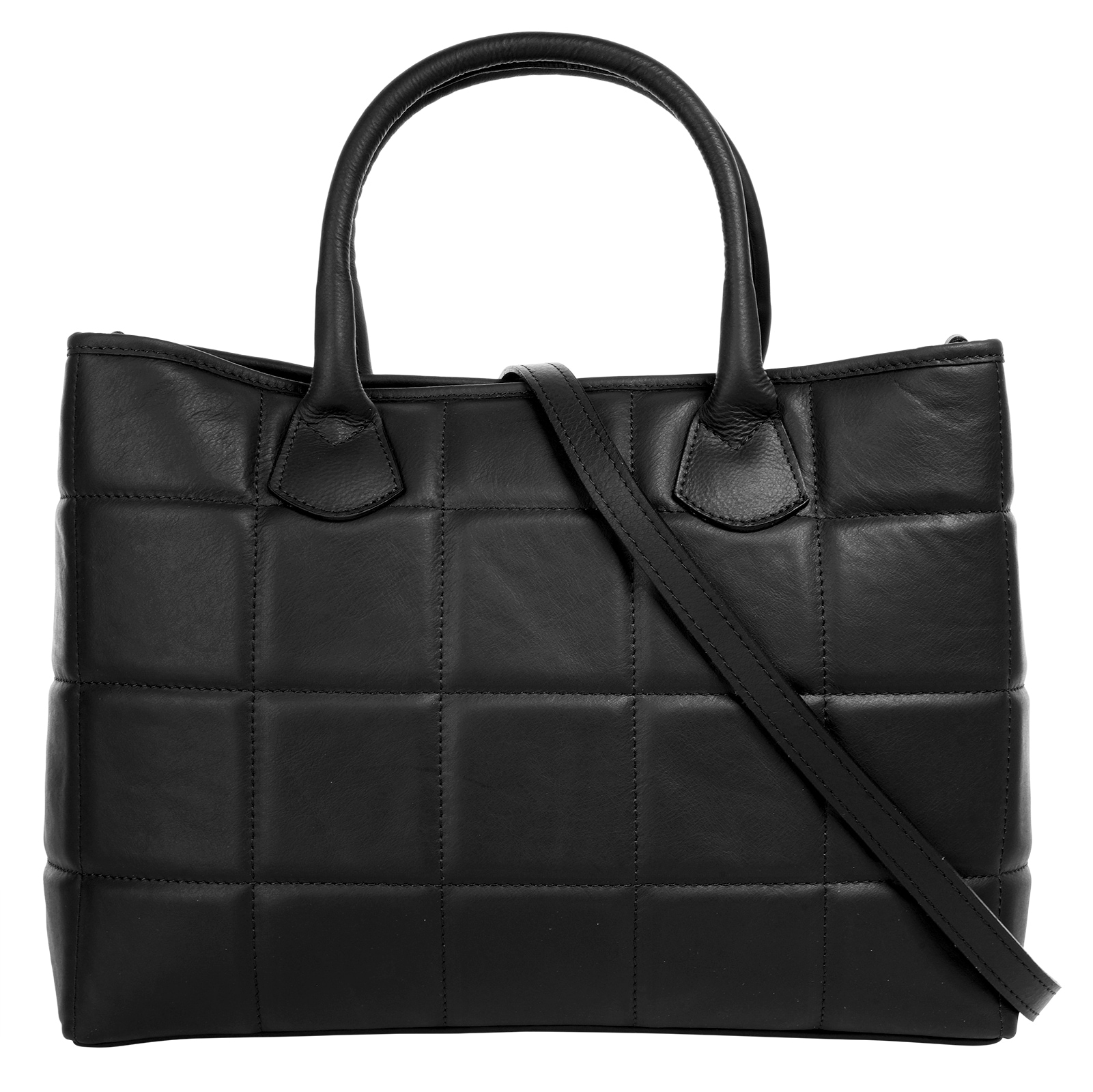 Cluty Henkeltasche, echt Leder, Made in Italy von cluty