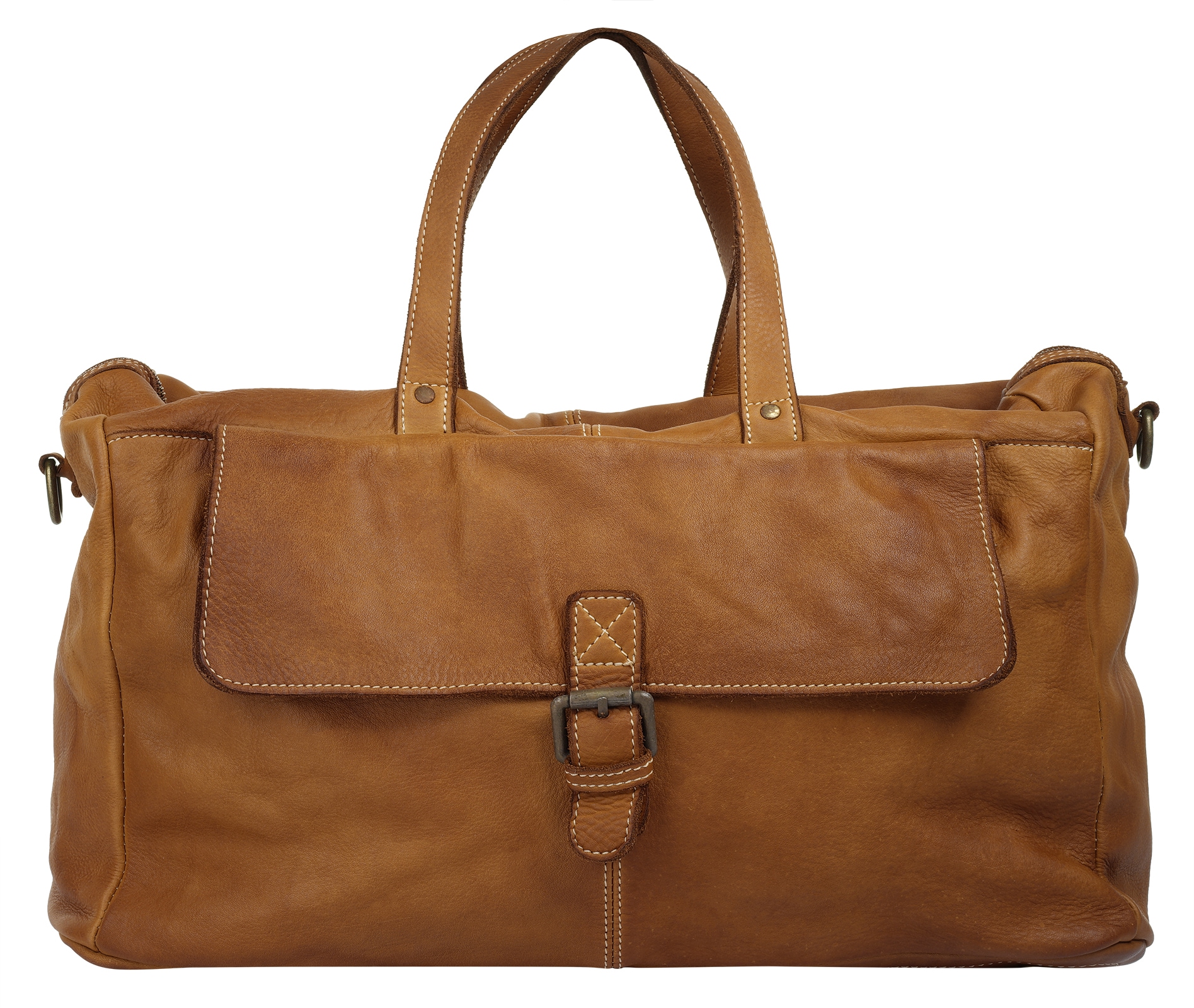 Cluty Reisetasche, echt Leder, Made in Italy von cluty