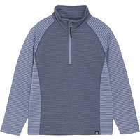 COLOR KIDS Kinder Unterzieh Zipshirt Fleece Pulli Striped lila | 140 von color kids