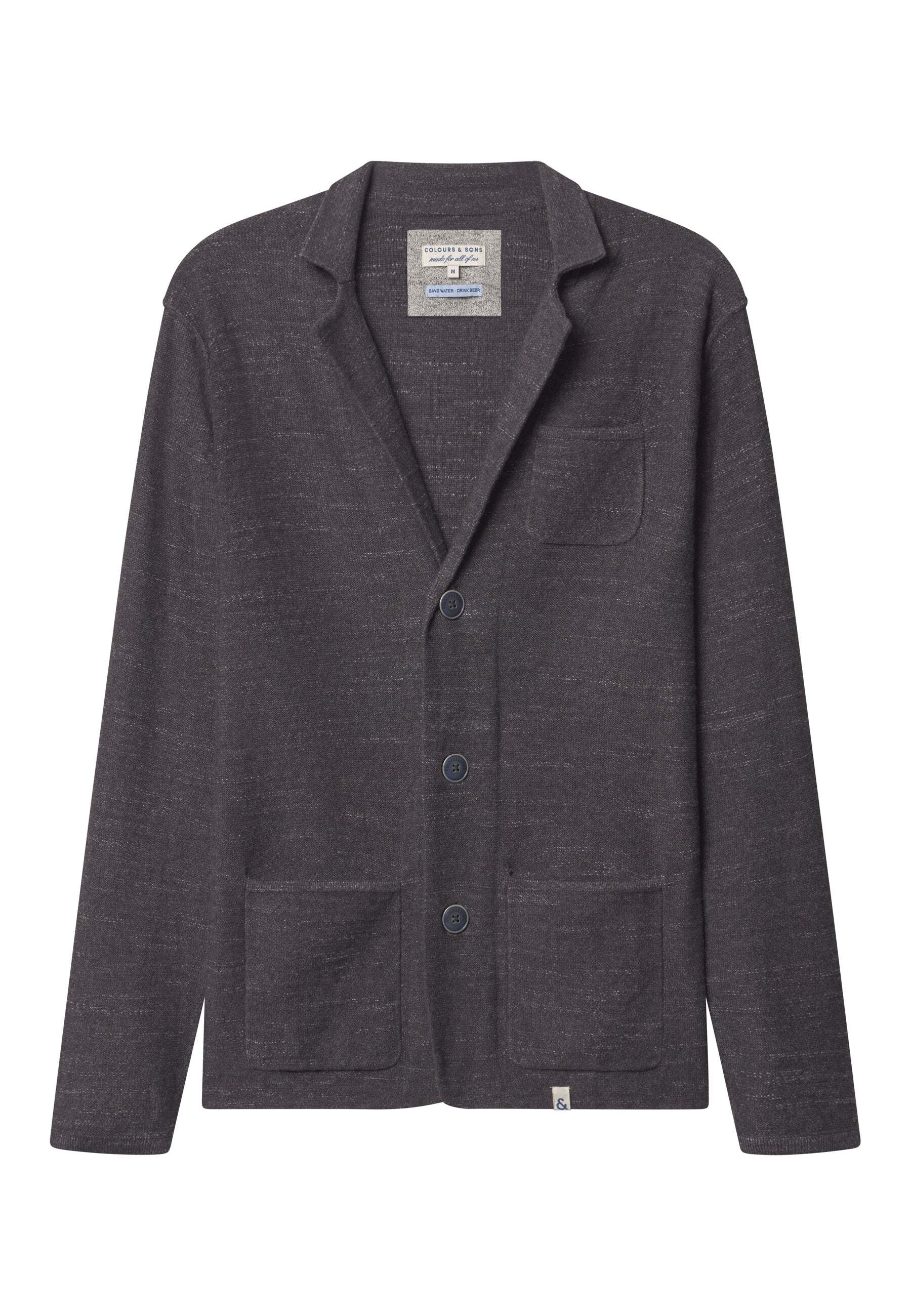 colours & sons Blouson »colours & sons Blazer Blazer Slub« von colours & sons