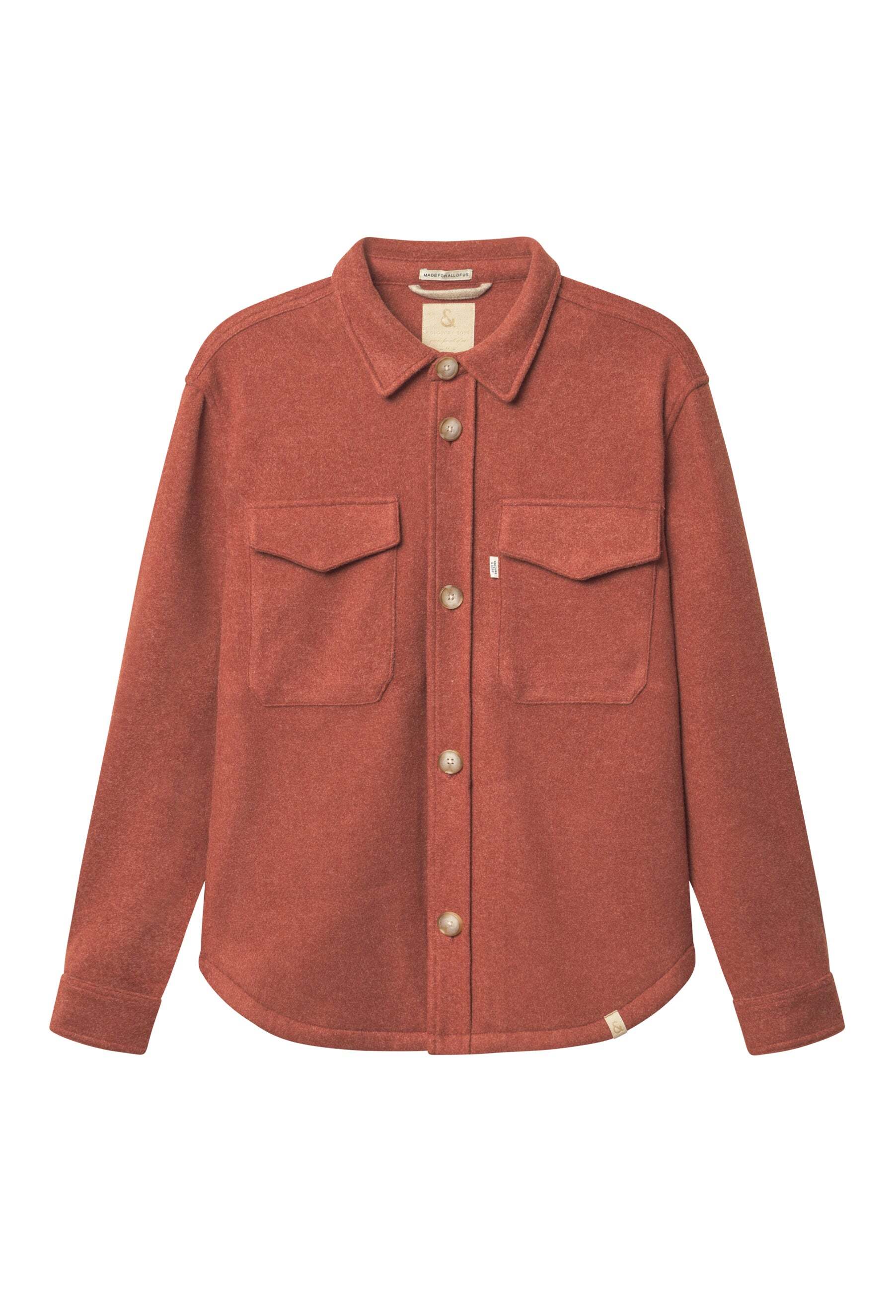 colours & sons Hemdjacke »colours & sons Hemdjacke Worker Jacket Soft Touch« von colours & sons