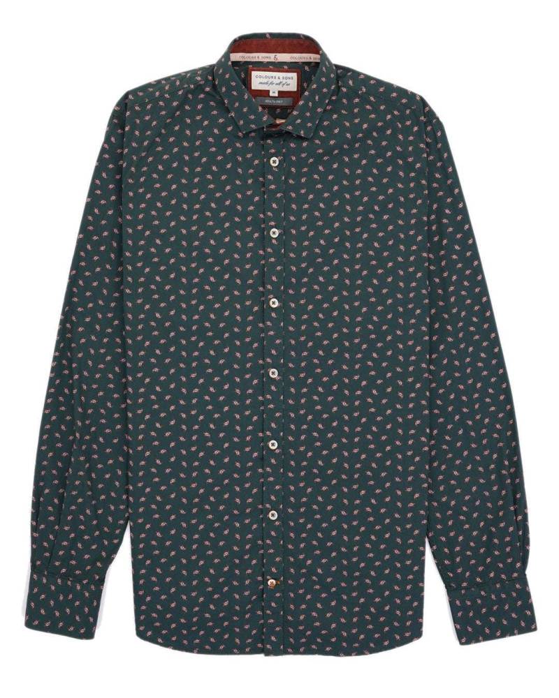 colours & sons Langarmhemd »colours & sons Hemden Shirt-Paisley Print« von colours & sons