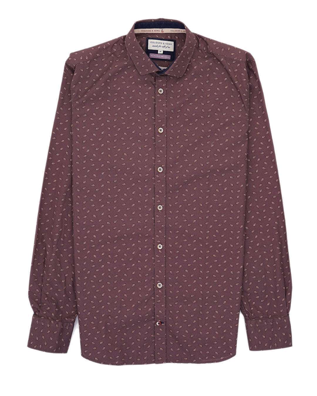 colours & sons Langarmhemd »colours & sons Hemden Shirt-Paisley Print« von colours & sons