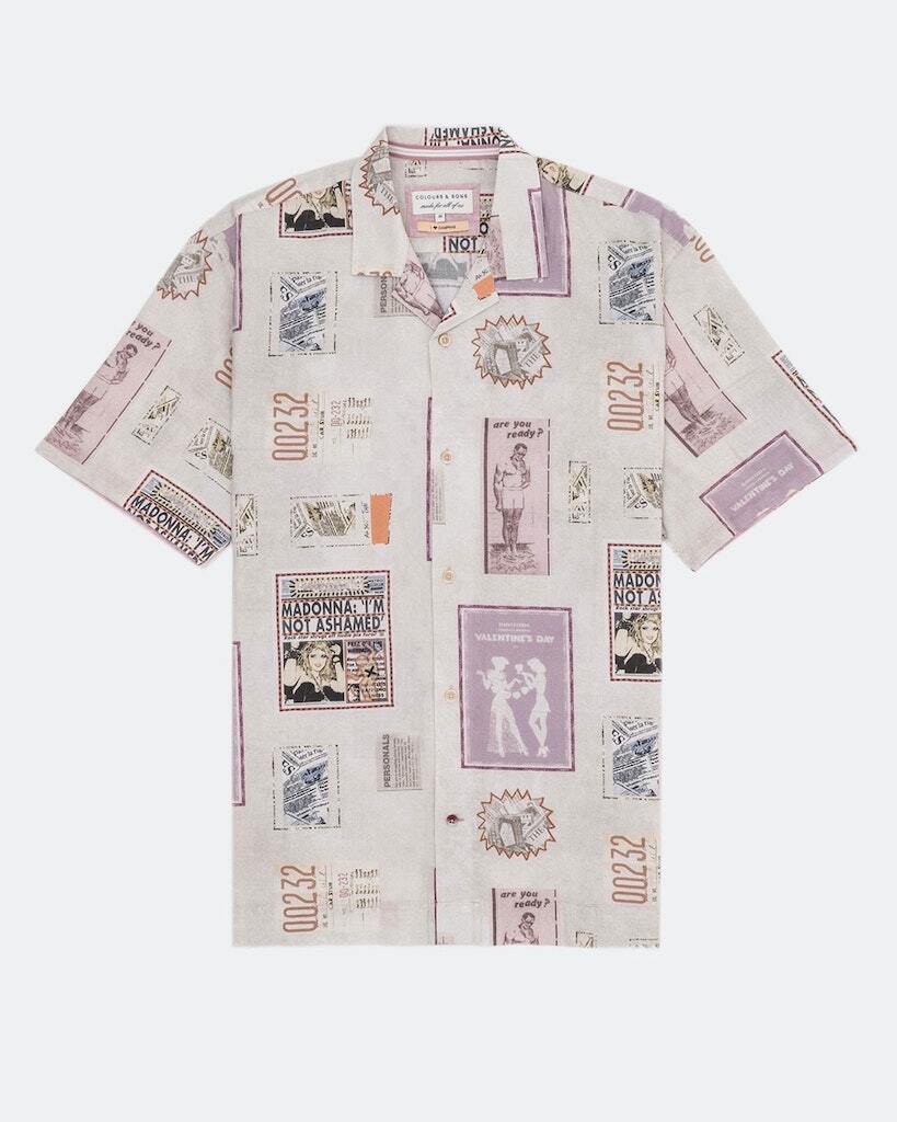 colours & sons Kurzarmhemd »colours & sons Hemden Shirt Poster Print« colours & sons Kurzarmhemd »colours & sons Hemden Shirt Poster Print« von colours & sons