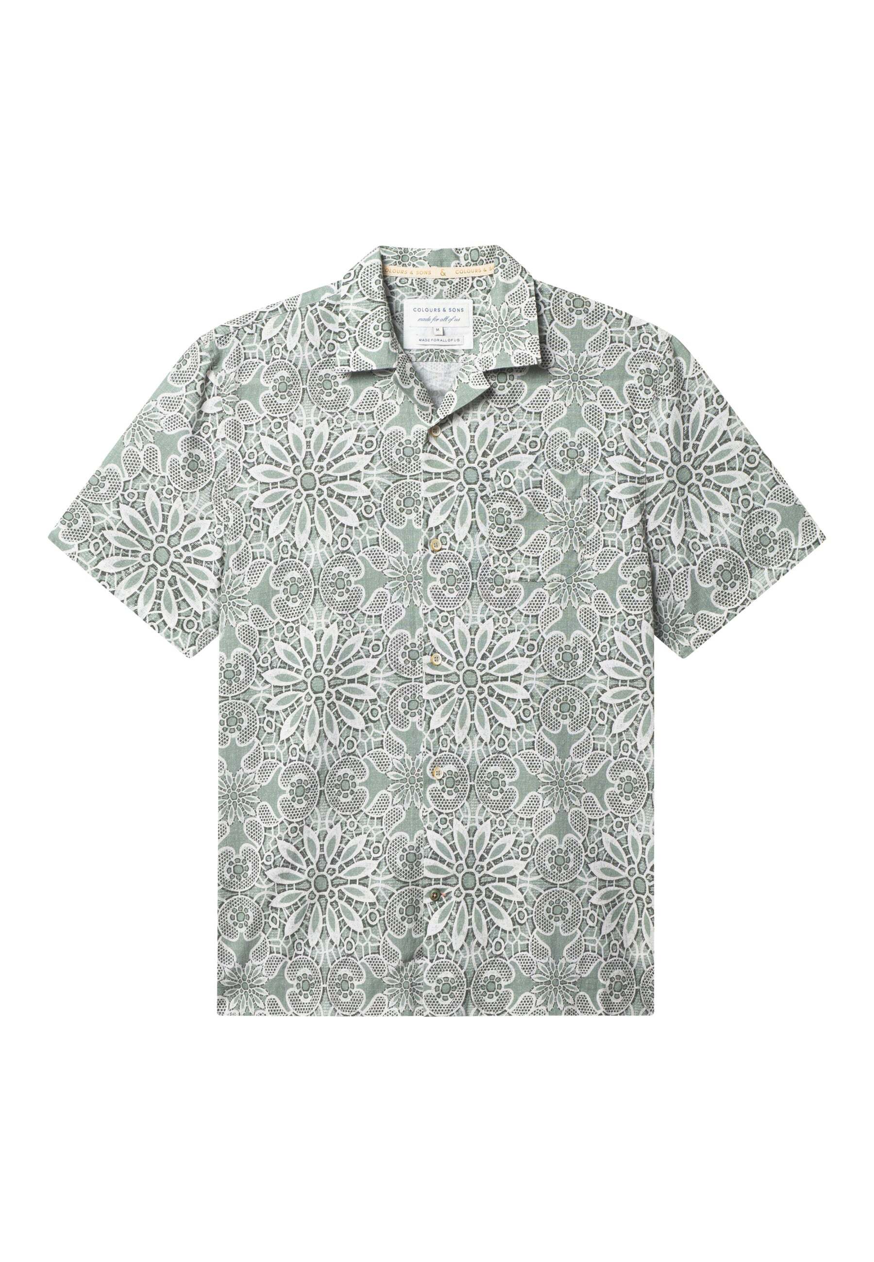 colours & sons Kurzarmhemd »colours & sons Kurzarmhemd Shirt-Printed« von colours & sons
