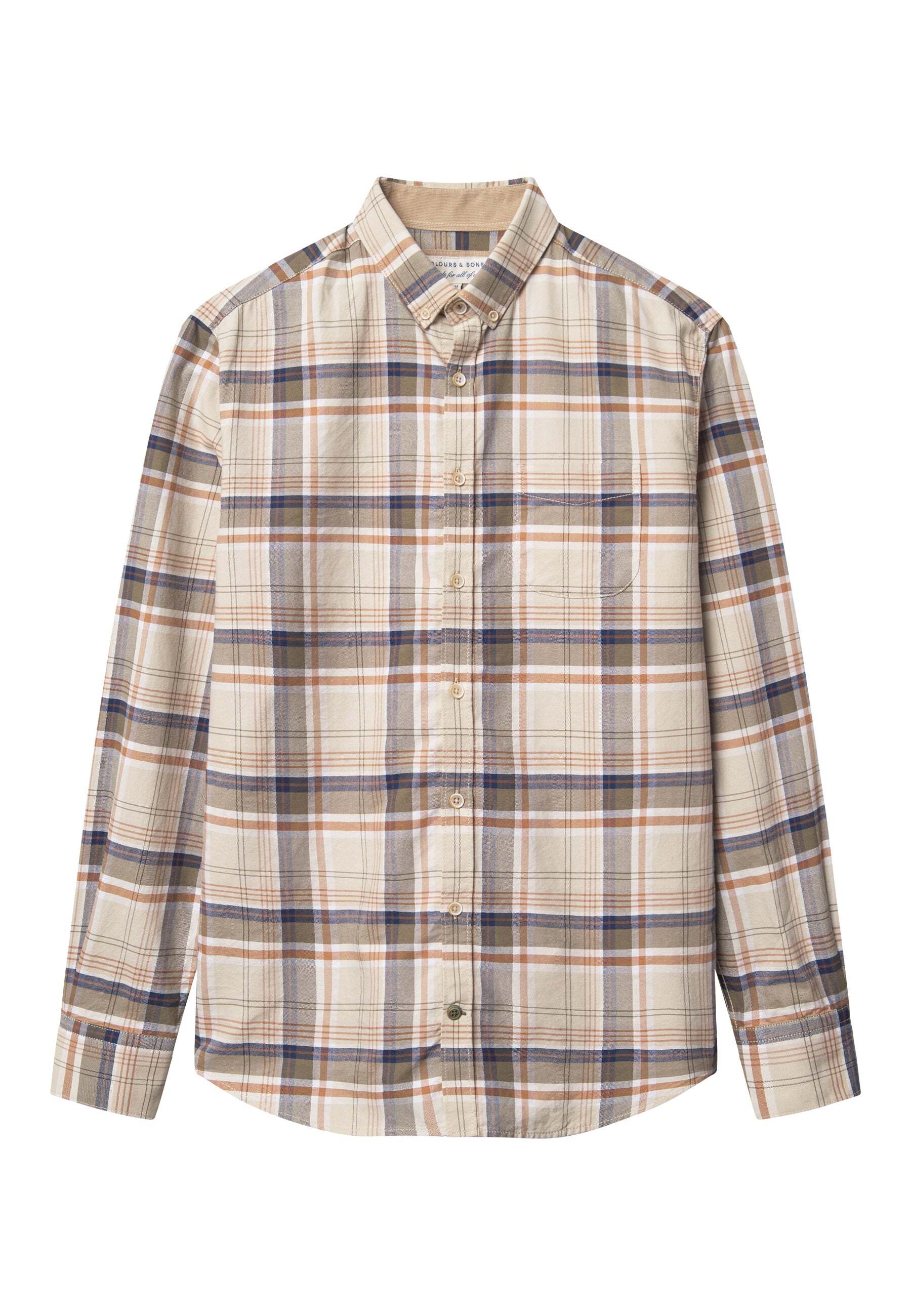 colours & sons Langarmhemd »colours & sons Langarmhemd Shirt Checked« von colours & sons