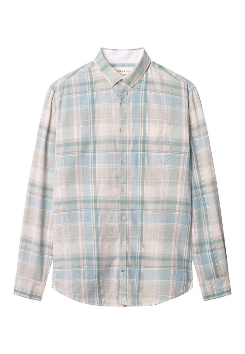 colours & sons Langarmhemd »colours & sons Langarmhemd Shirt-Checked« von colours & sons