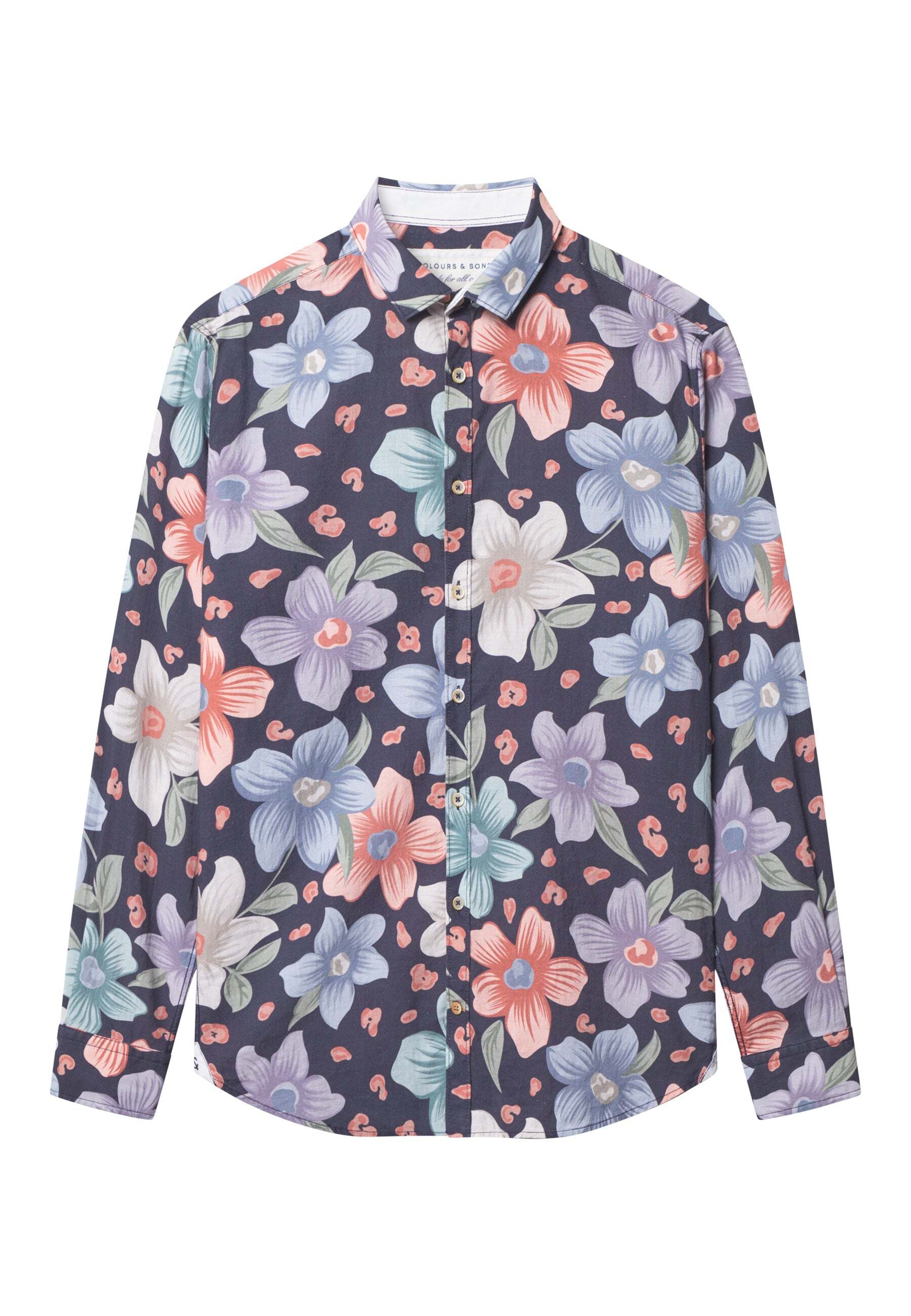 colours & sons Langarmhemd »colours & sons Langarmhemd Shirt-Printed« von colours & sons