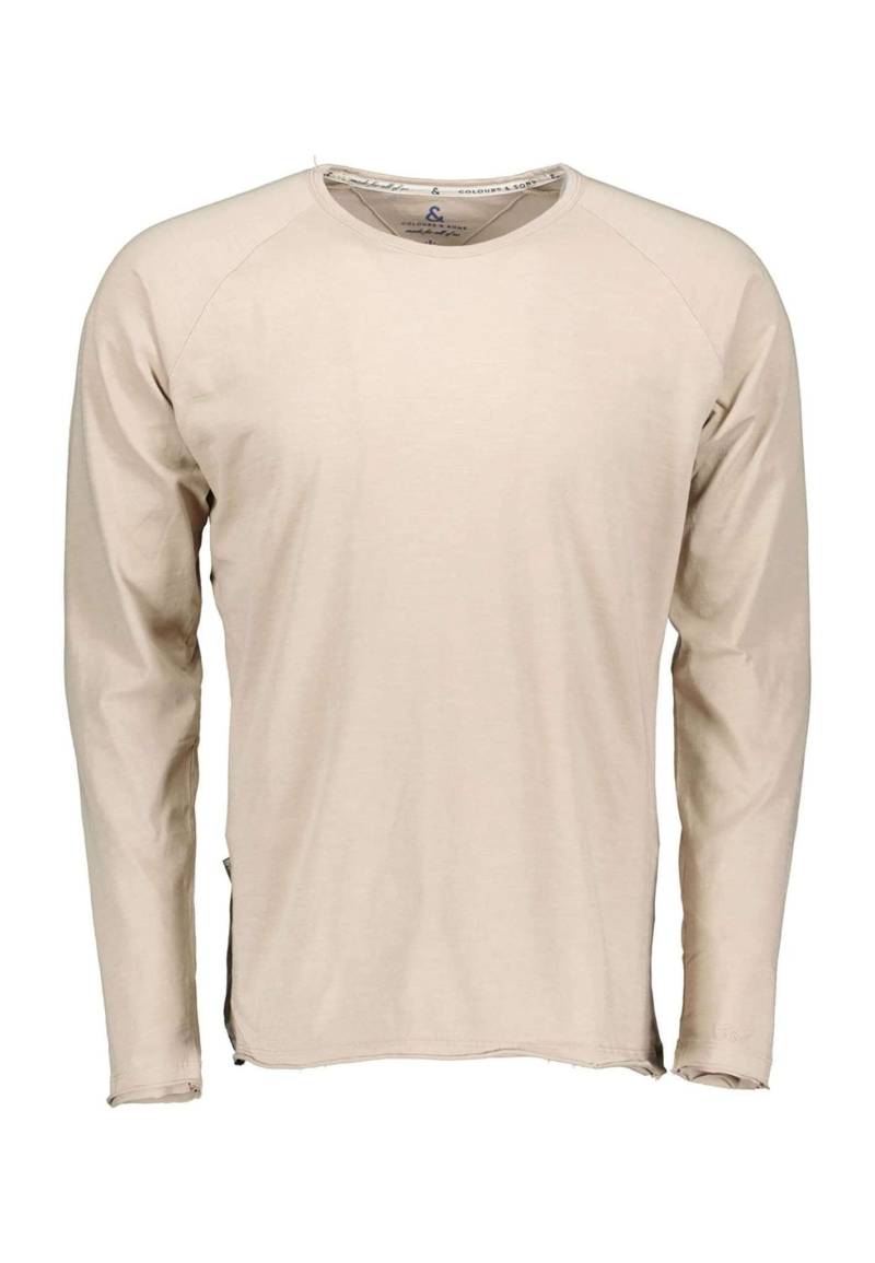 colours & sons Langarmhemd »colours & sons Langarmshirts Longsleeve - Slub« von colours & sons