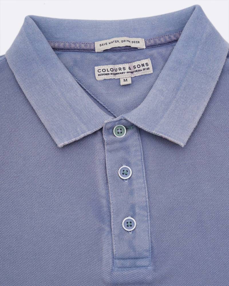 colours & sons Poloshirt »colours & sons Polos Polo Washed« von colours & sons