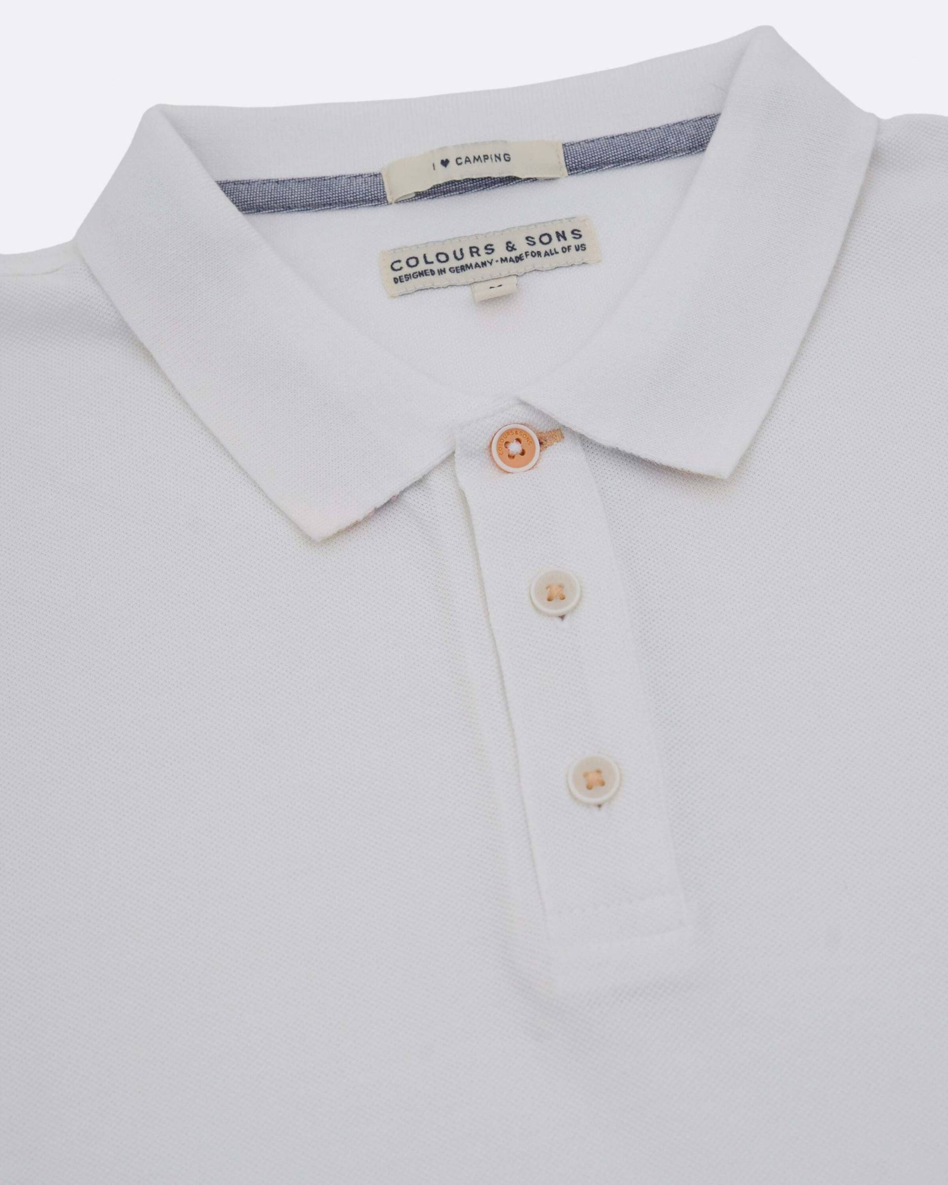 colours & sons Poloshirt »colours & sons Polos Polo Washed« von colours & sons