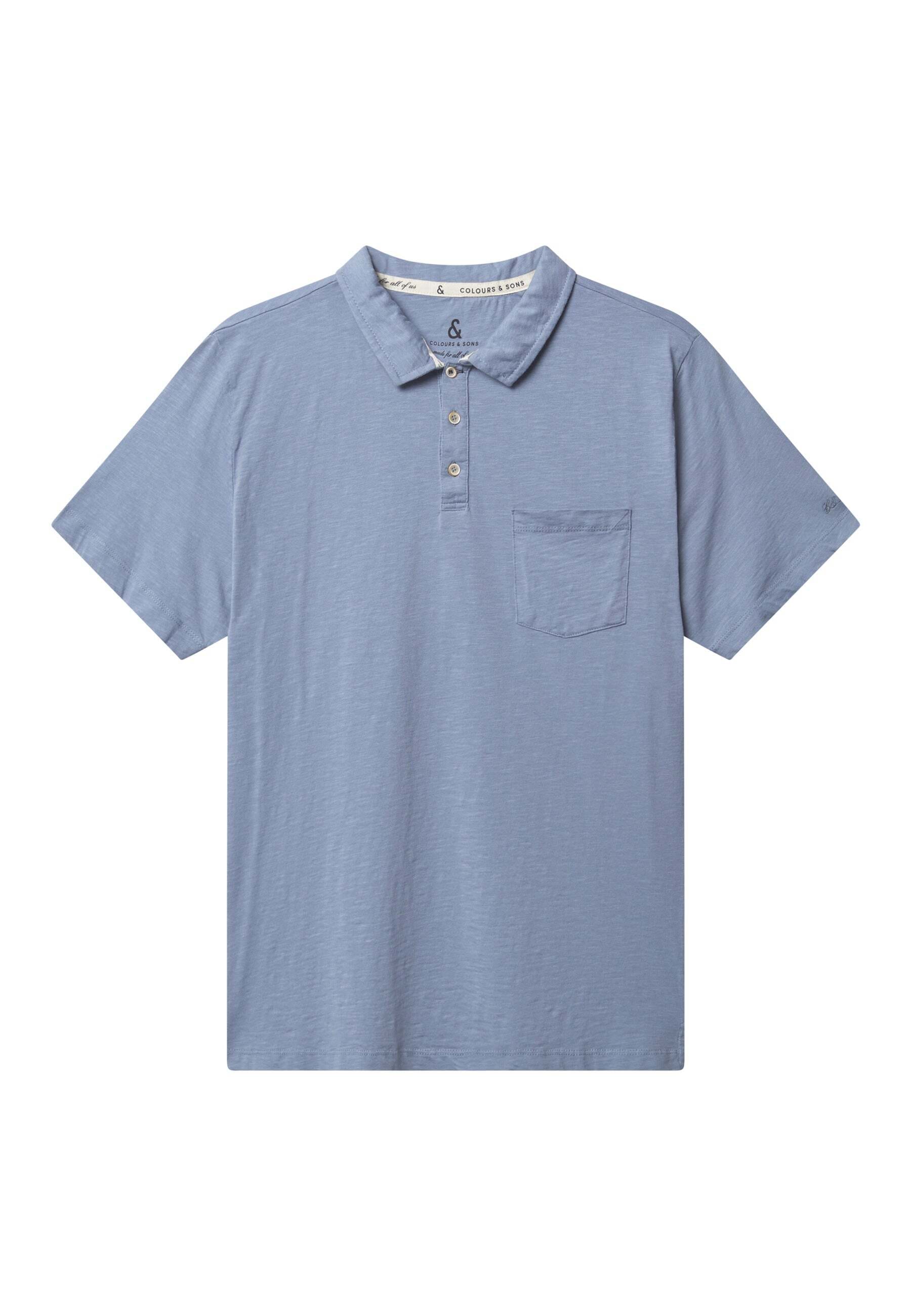 colours & sons Poloshirt »colours & sons Polo Polo Slub« von colours & sons