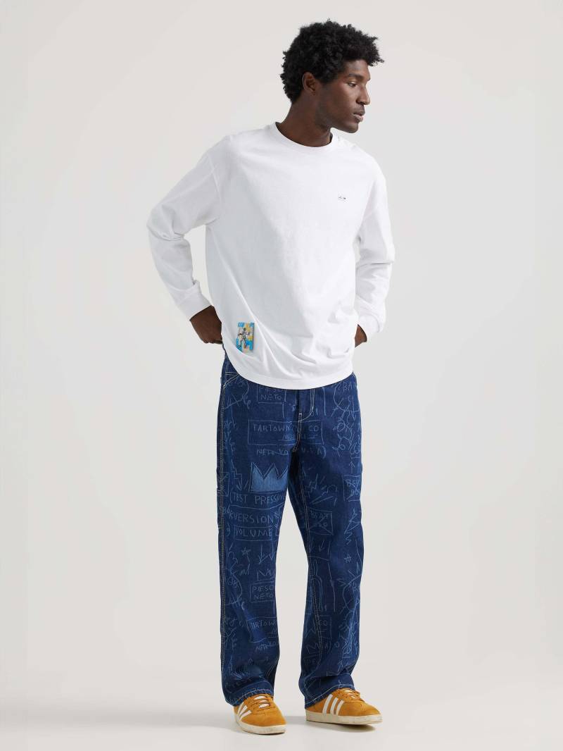 Wrangler Relax-fit-Jeans »LEE Trousers JMB Printed Jeans« von Wrangler