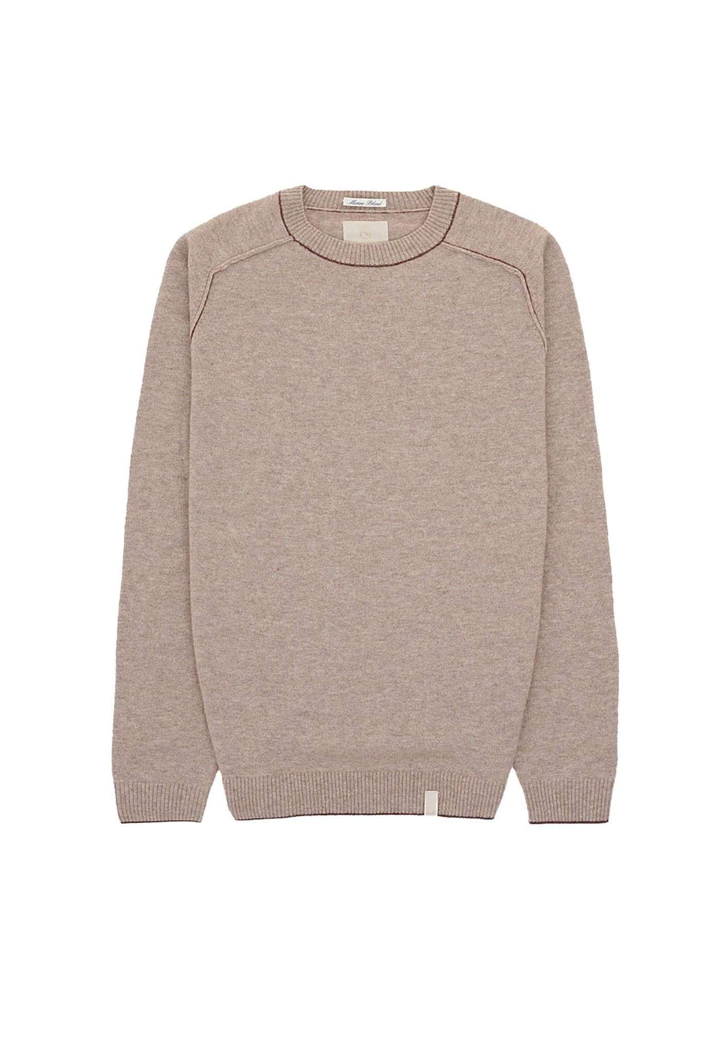 colours & sons Strickpullover »colours & sons Pullover Roundneck-Merino Blend« von colours & sons