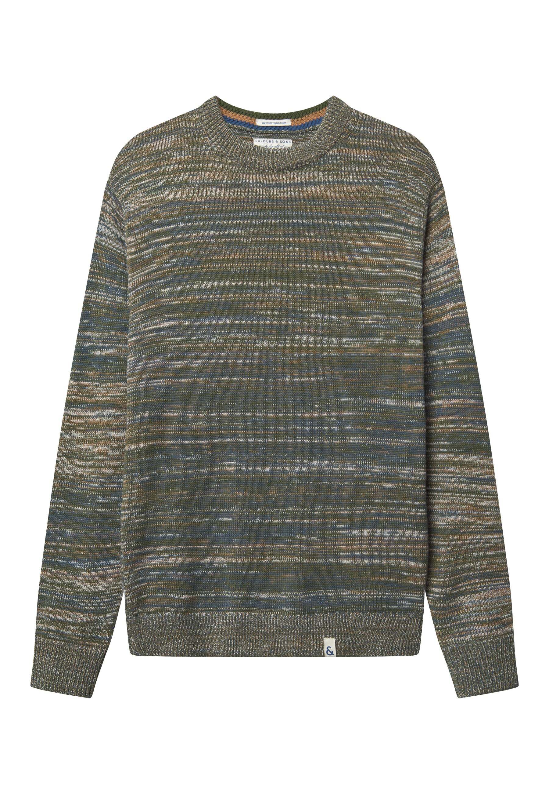 colours & sons Strickpullover »colours & sons Pullover Roundneck Mouliné« colours & sons Strickpullover »colours & sons Pullover Roundneck Mouliné« von colours & sons