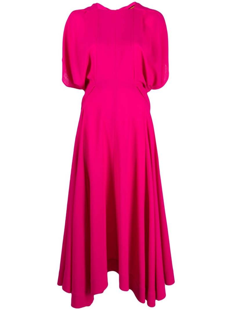 colville draped mid-length dress - Pink von colville