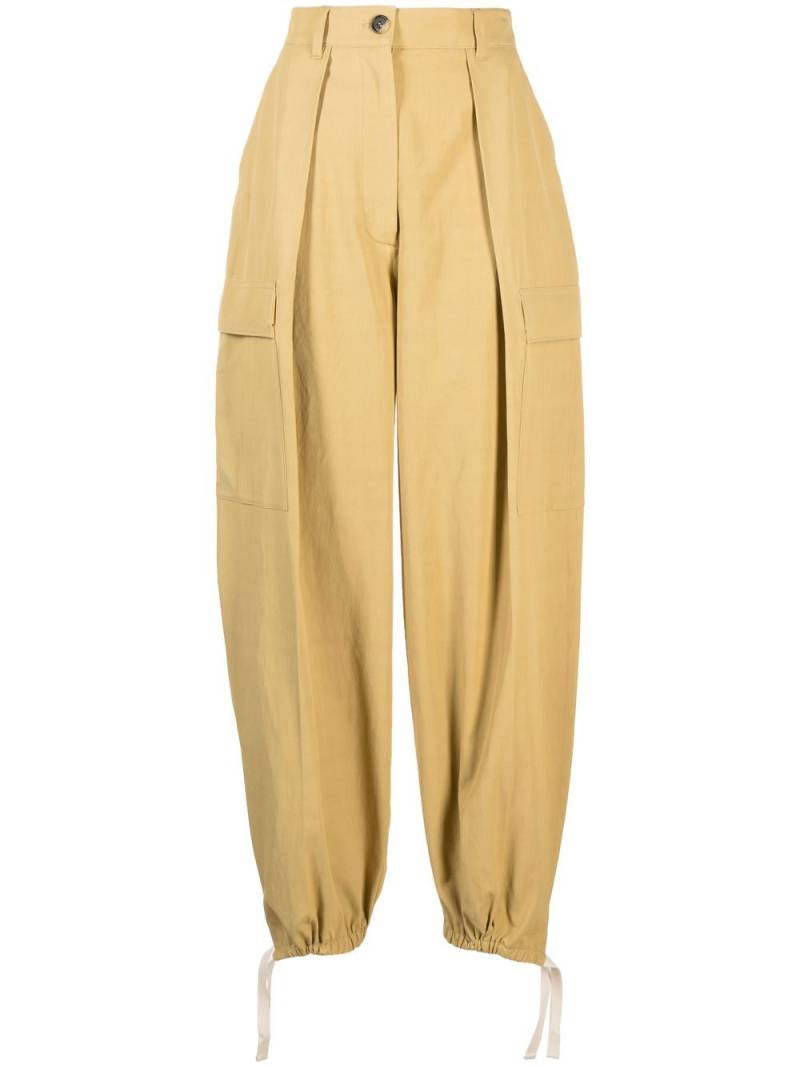 colville high-waisted cargo trousers - Neutrals von colville