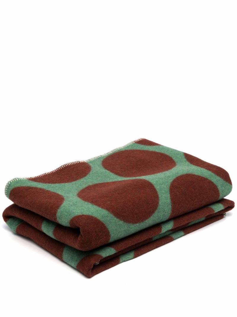 colville polka dot blanket - Green von colville