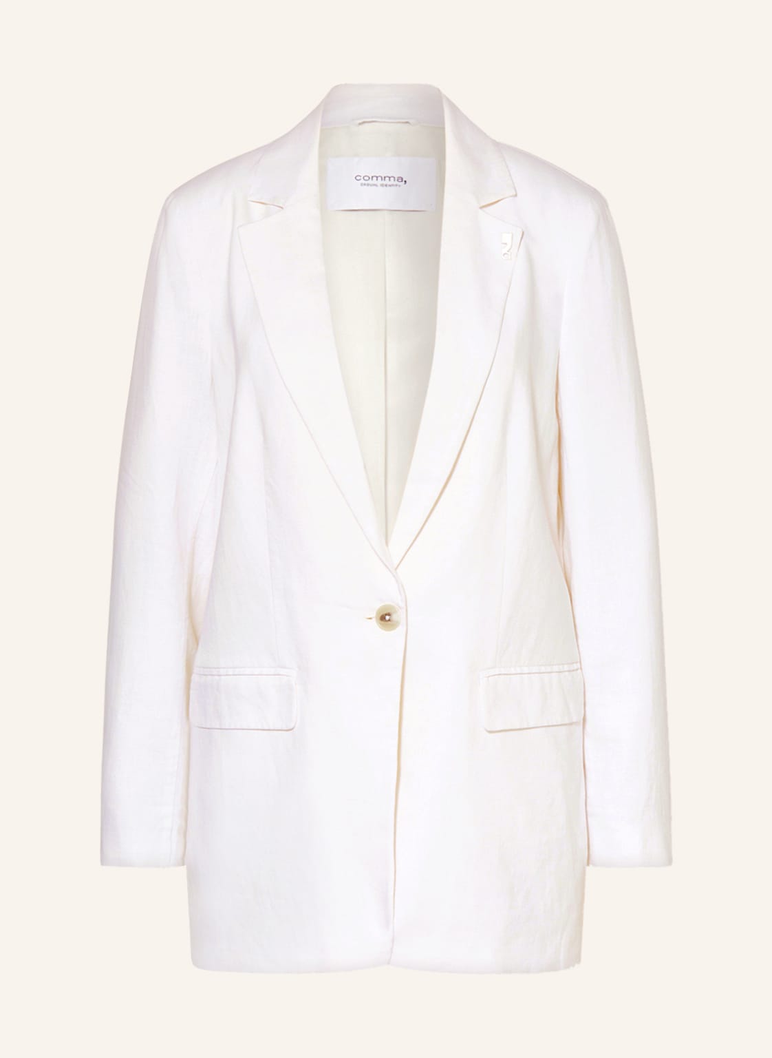 Comma Casual Identity Blazer weiss von comma casual identity