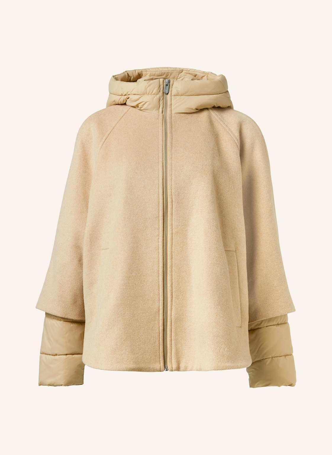 Comma Casual Identity Jacke Im Mateialmix beige von comma casual identity