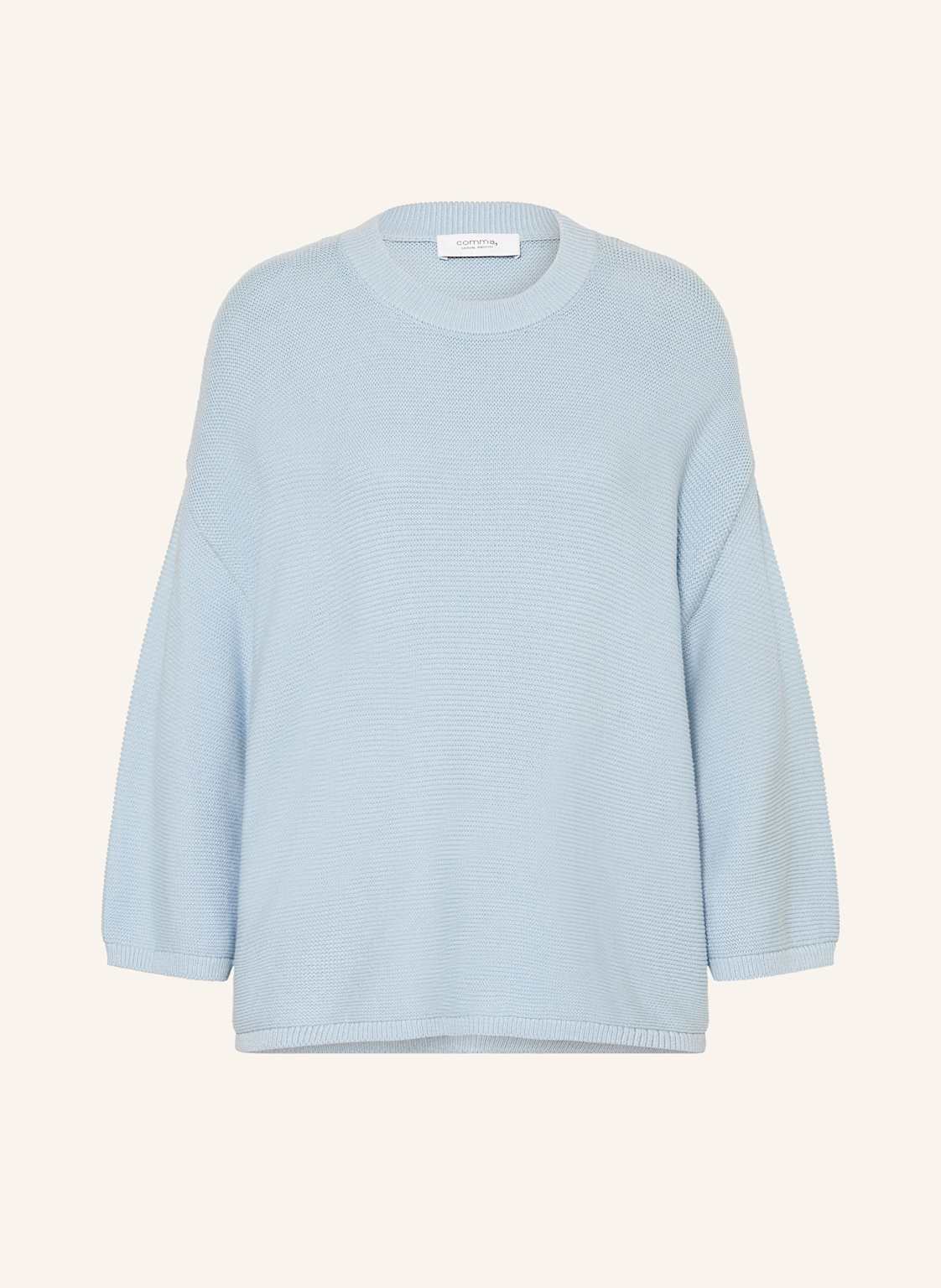 Comma Casual Identity Pullover Mit 3/4-Arm blau von comma casual identity