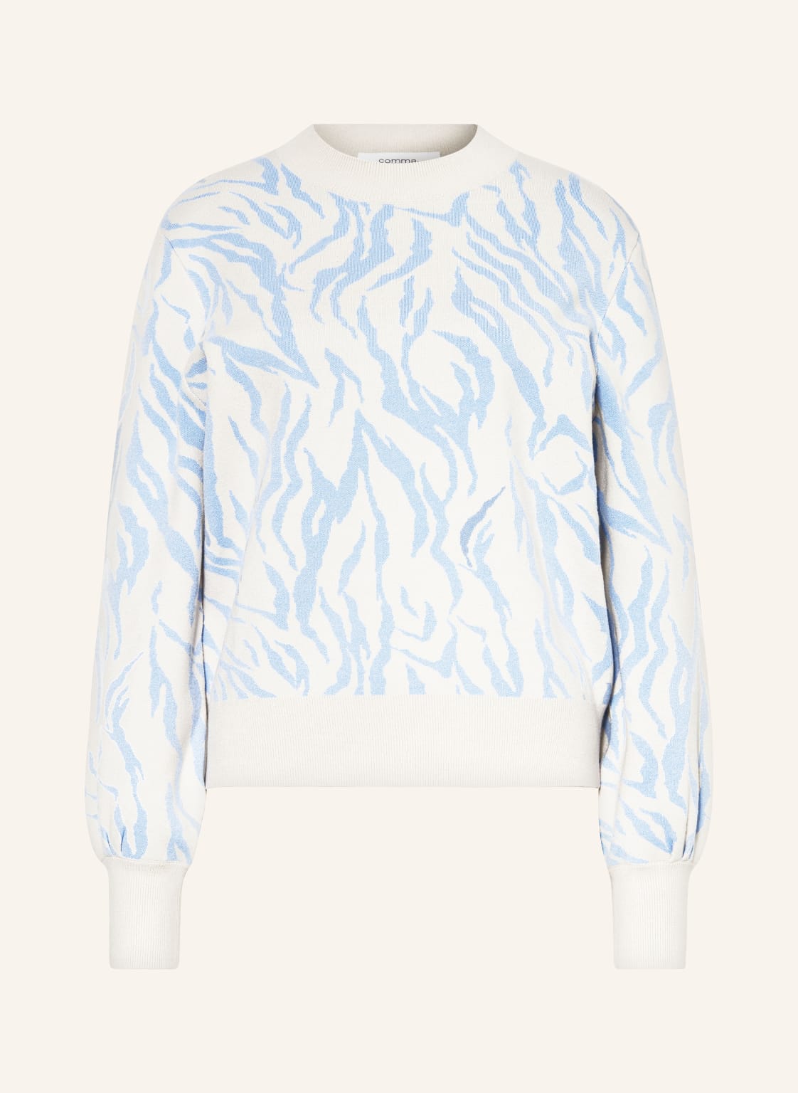 Comma Casual Identity Pullover blau von comma casual identity