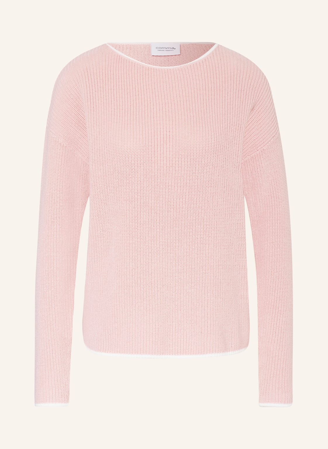 Comma Casual Identity Pullover rosa von comma casual identity