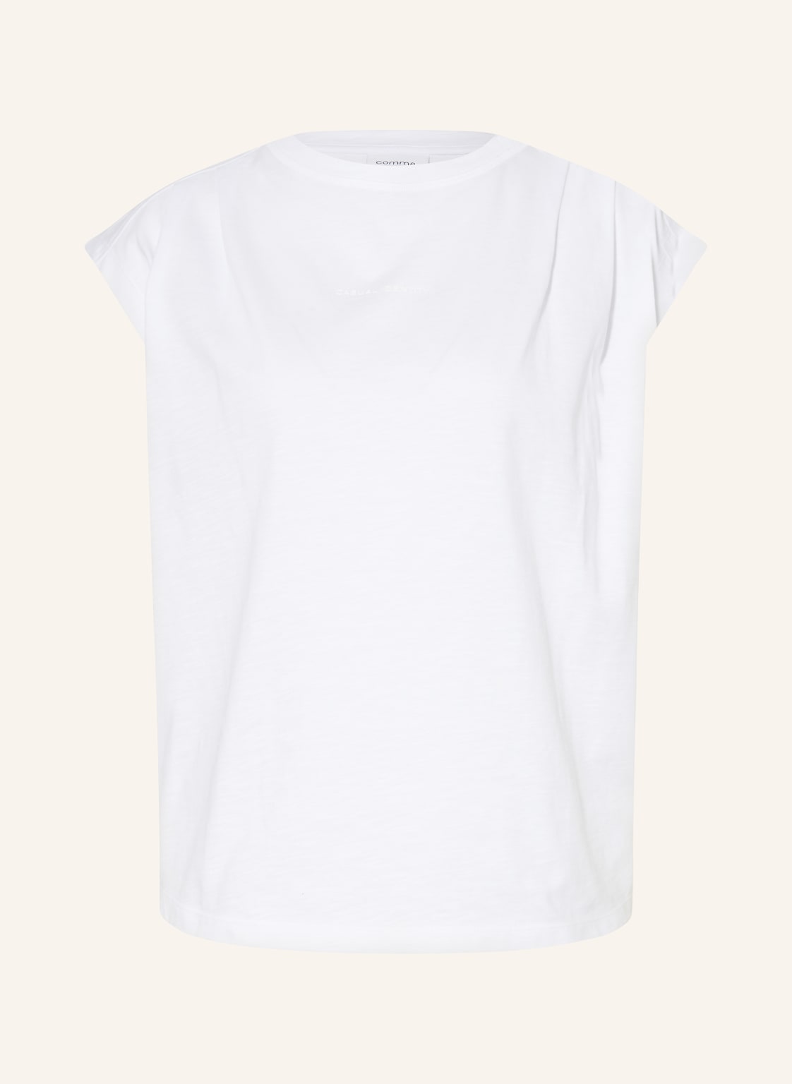 Comma Casual Identity T-Shirt weiss von comma casual identity