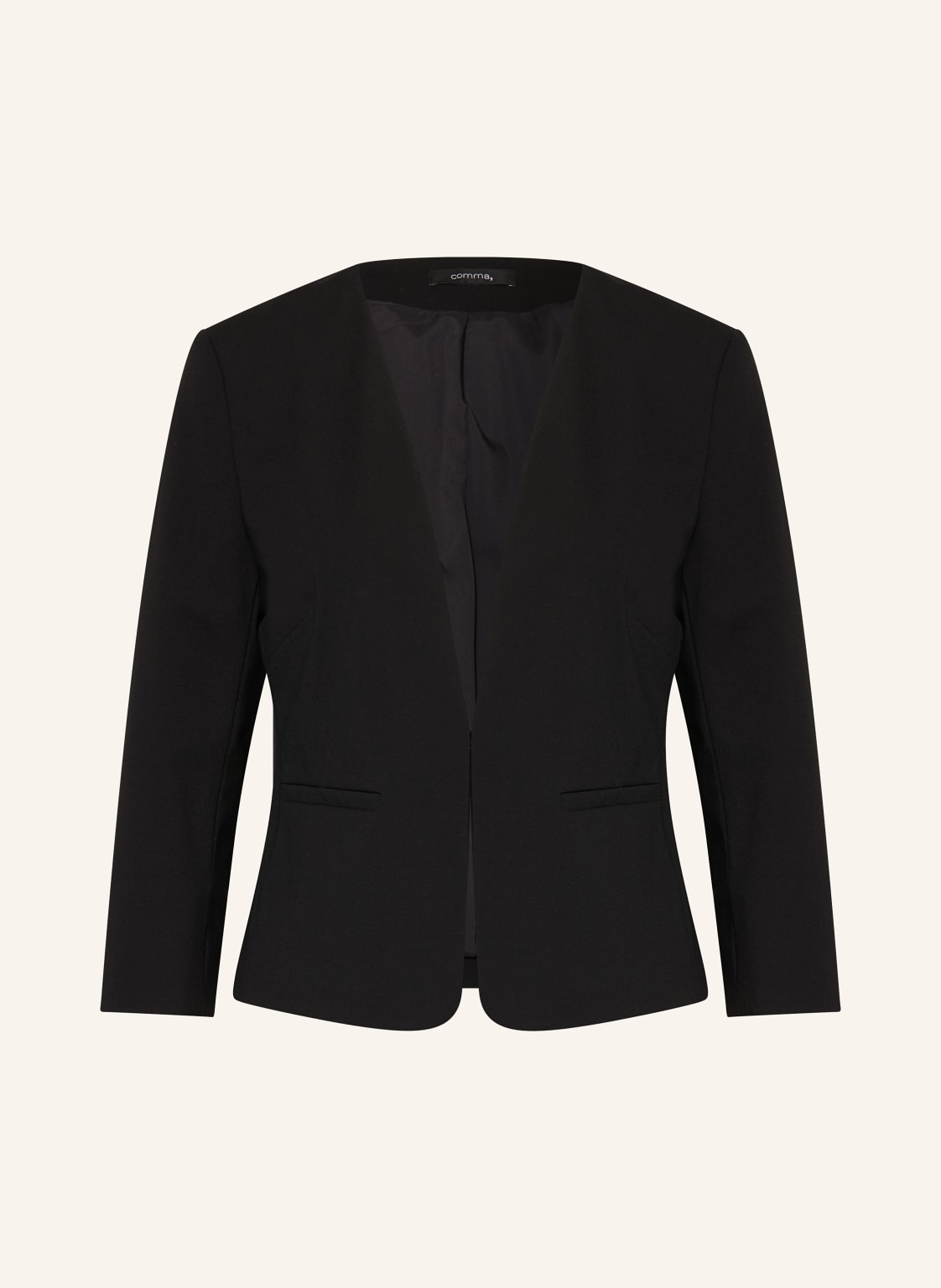 Comma Blazer Mit 3/4-Arm schwarz Comma Blazer Mit 3/4-Arm schwarz von comma