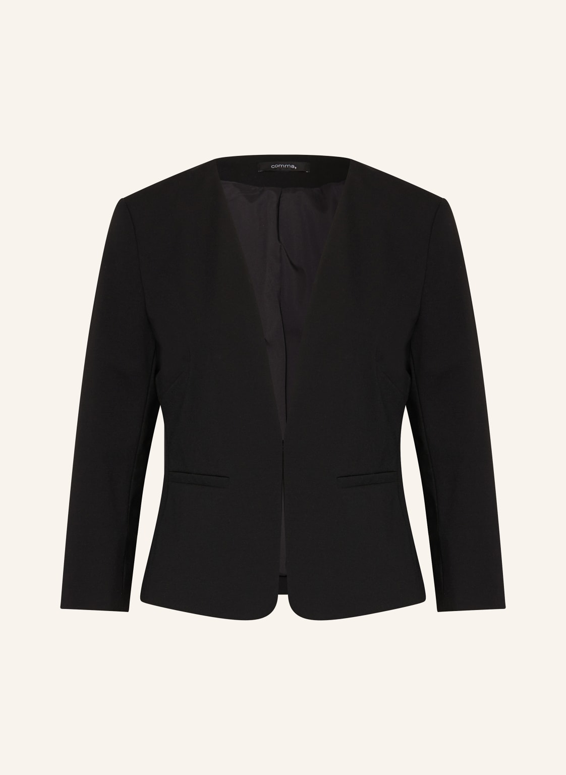 Comma Blazer Mit 3/4-Arm schwarz von comma