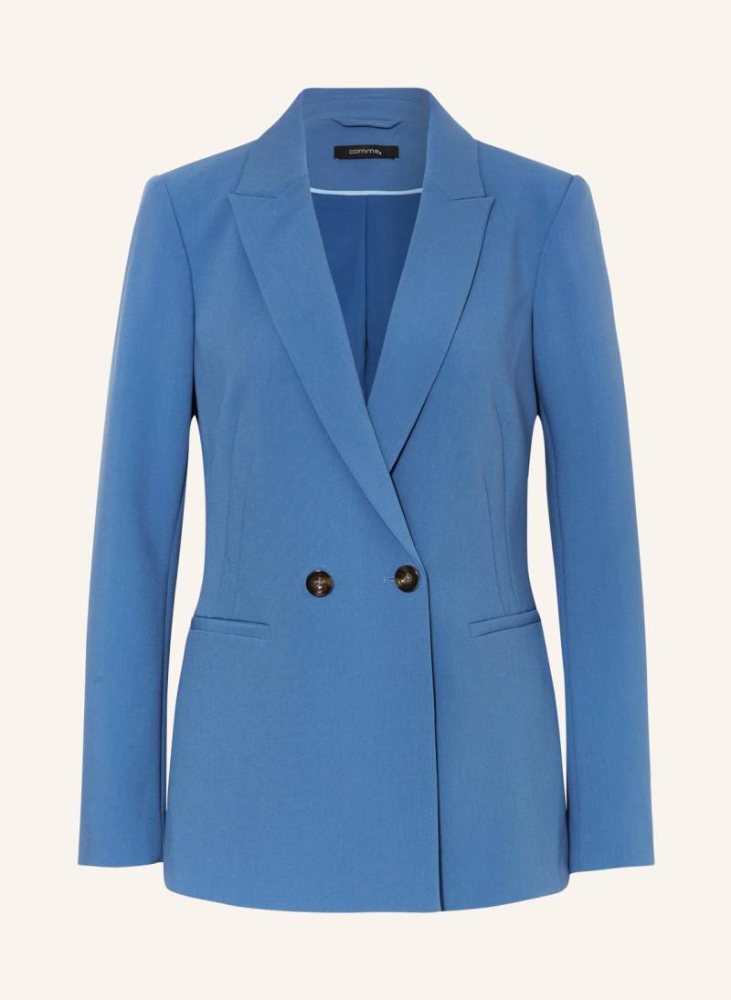 Comma Blazer blau von comma