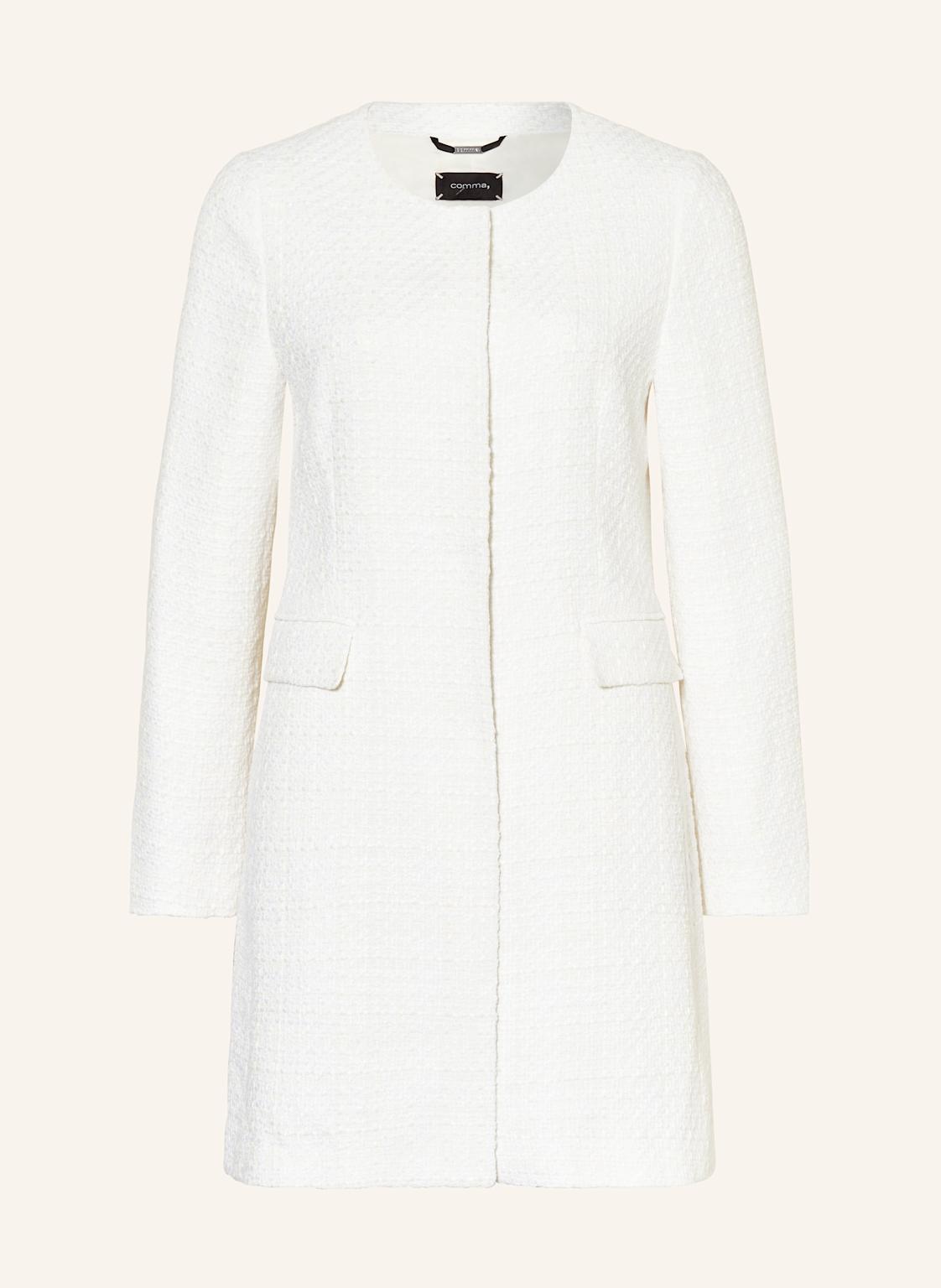 Comma Blazermantel Aus Tweed weiss Comma Blazermantel Aus Tweed weiss von comma