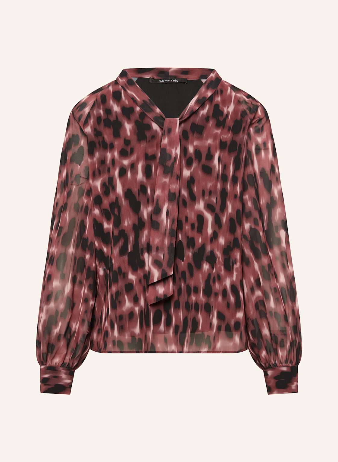Comma Bluse Mit Schluppe rot Comma Bluse Mit Schluppe rot von comma