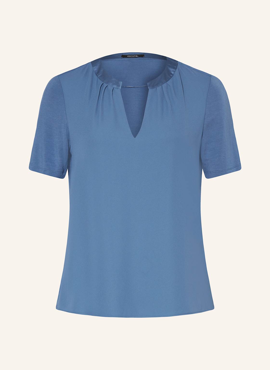 Comma Blusenshirt blau von comma