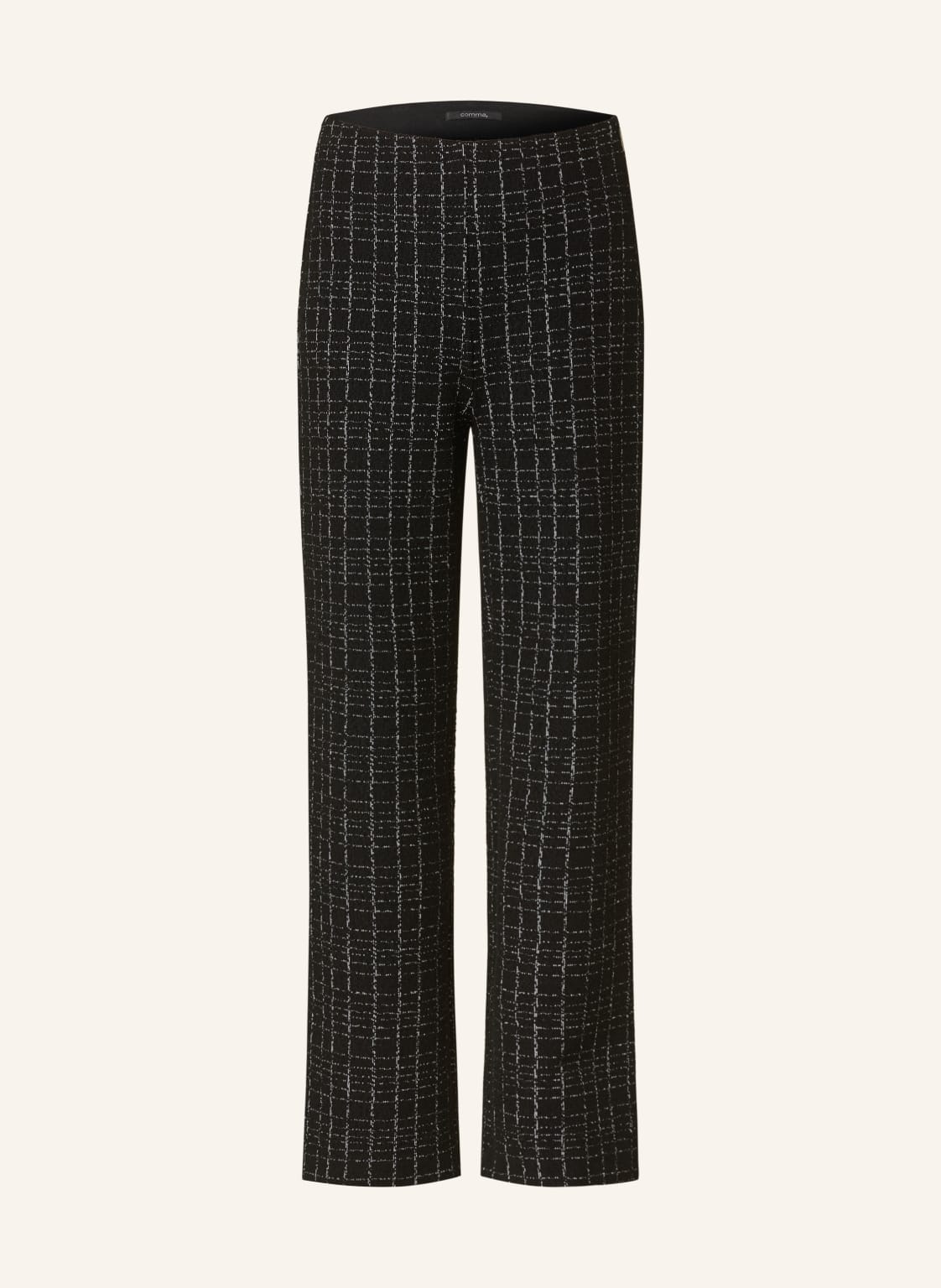 Comma Bouclé-Hose schwarz Comma Bouclé-Hose schwarz von comma