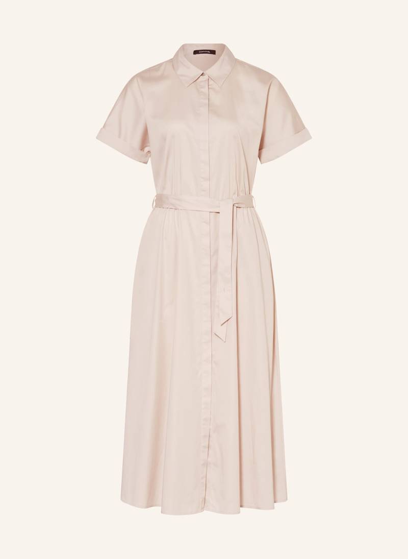 Comma Hemdblusenkleid beige von comma