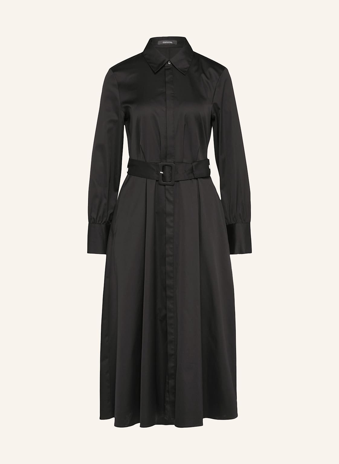 Comma Hemdblusenkleid schwarz Comma Hemdblusenkleid schwarz von comma
