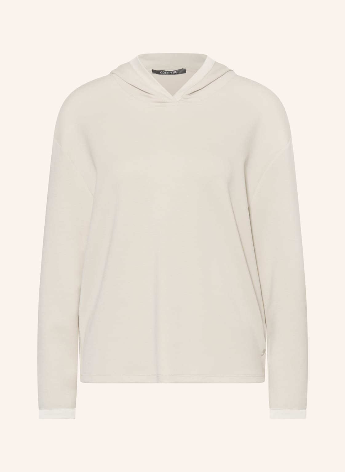 Comma Hoodie beige von comma