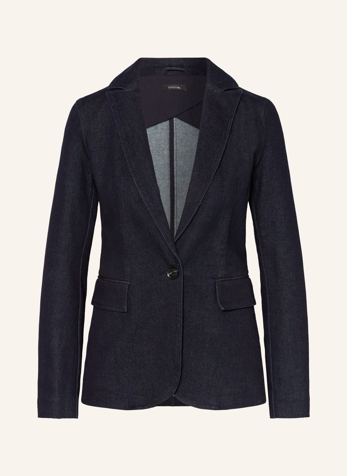 Comma Jeansblazer blau von comma