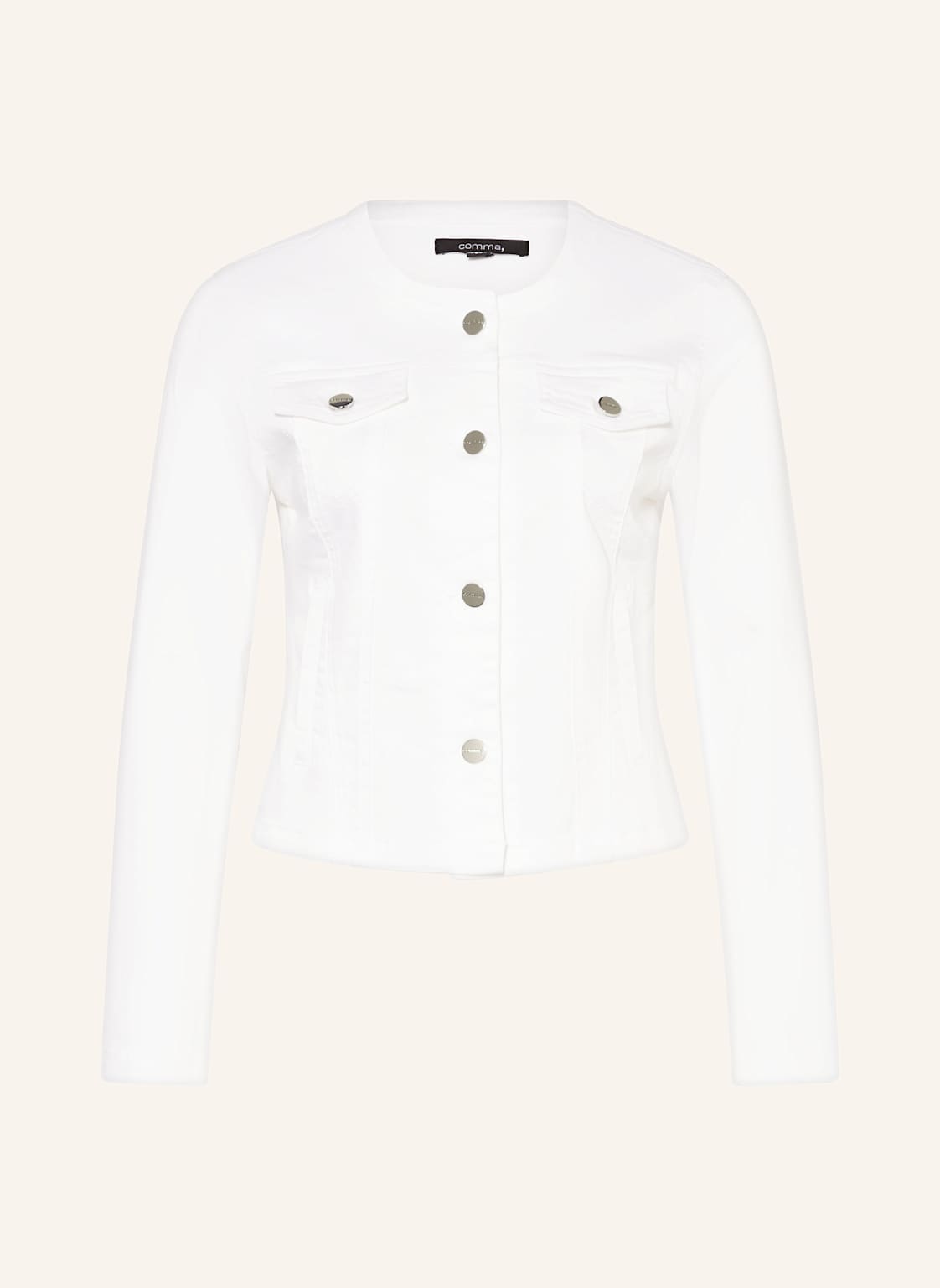 Comma Jeansjacke weiss Comma Jeansjacke weiss von comma