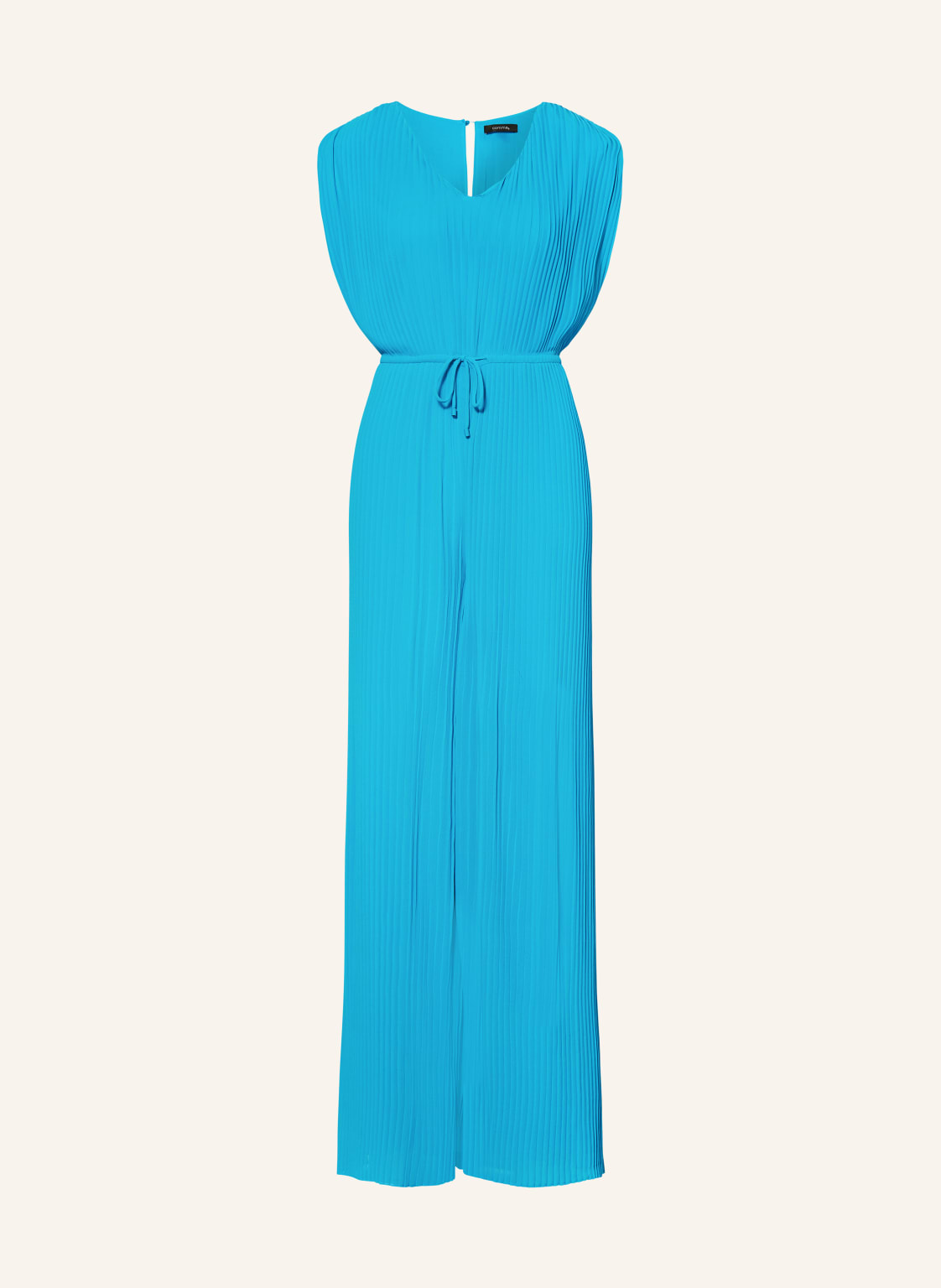 Comma Jumpsuit Mit Plissees blau von comma