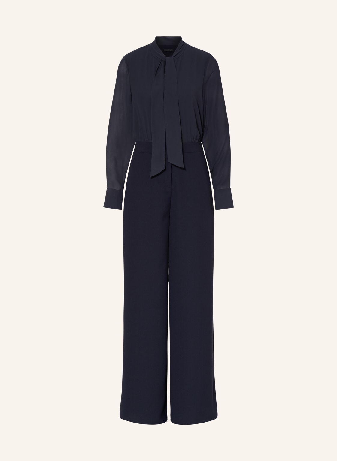 Comma Jumpsuit Mit Schluppe blau von comma